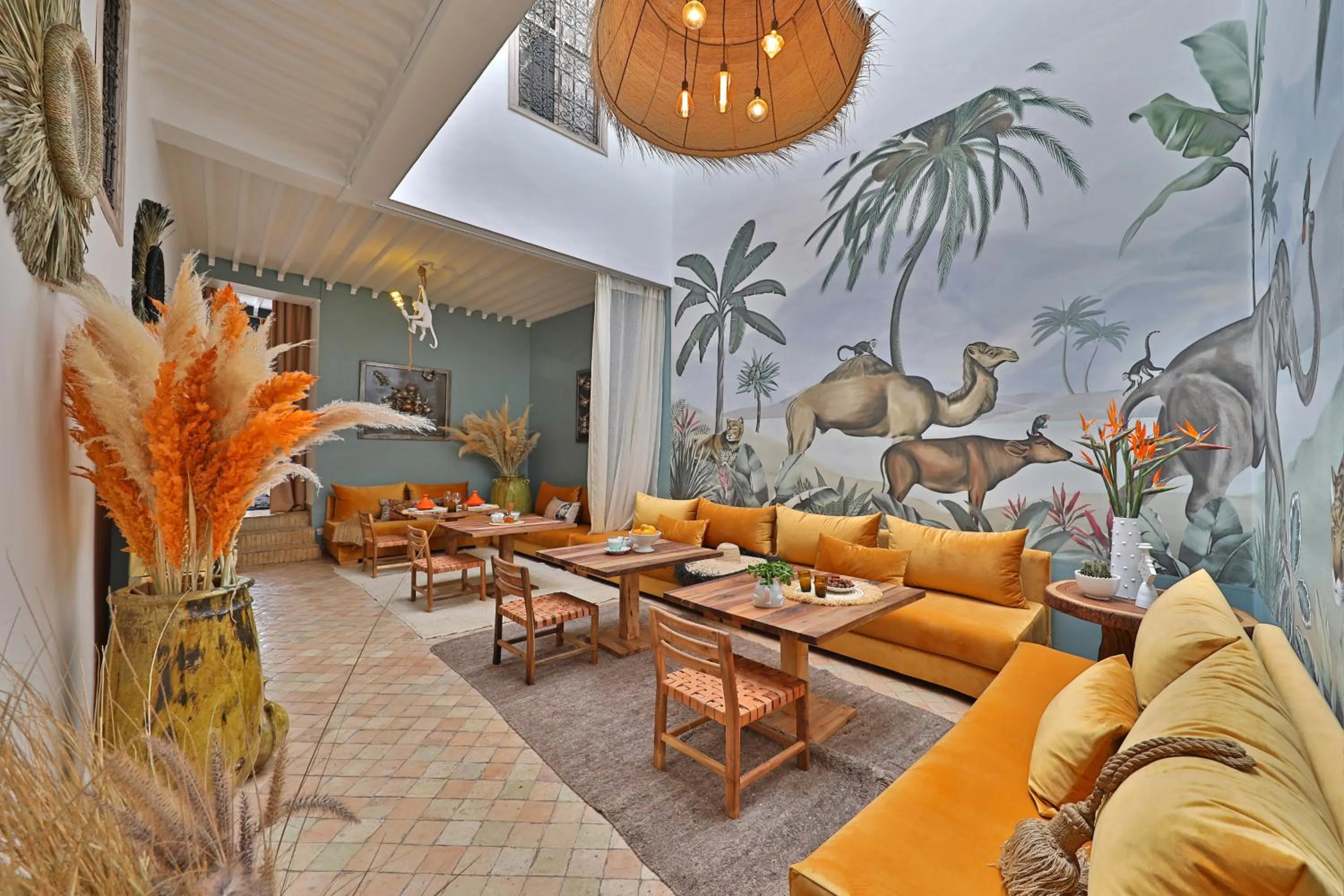 Patio in Riad Anyssates