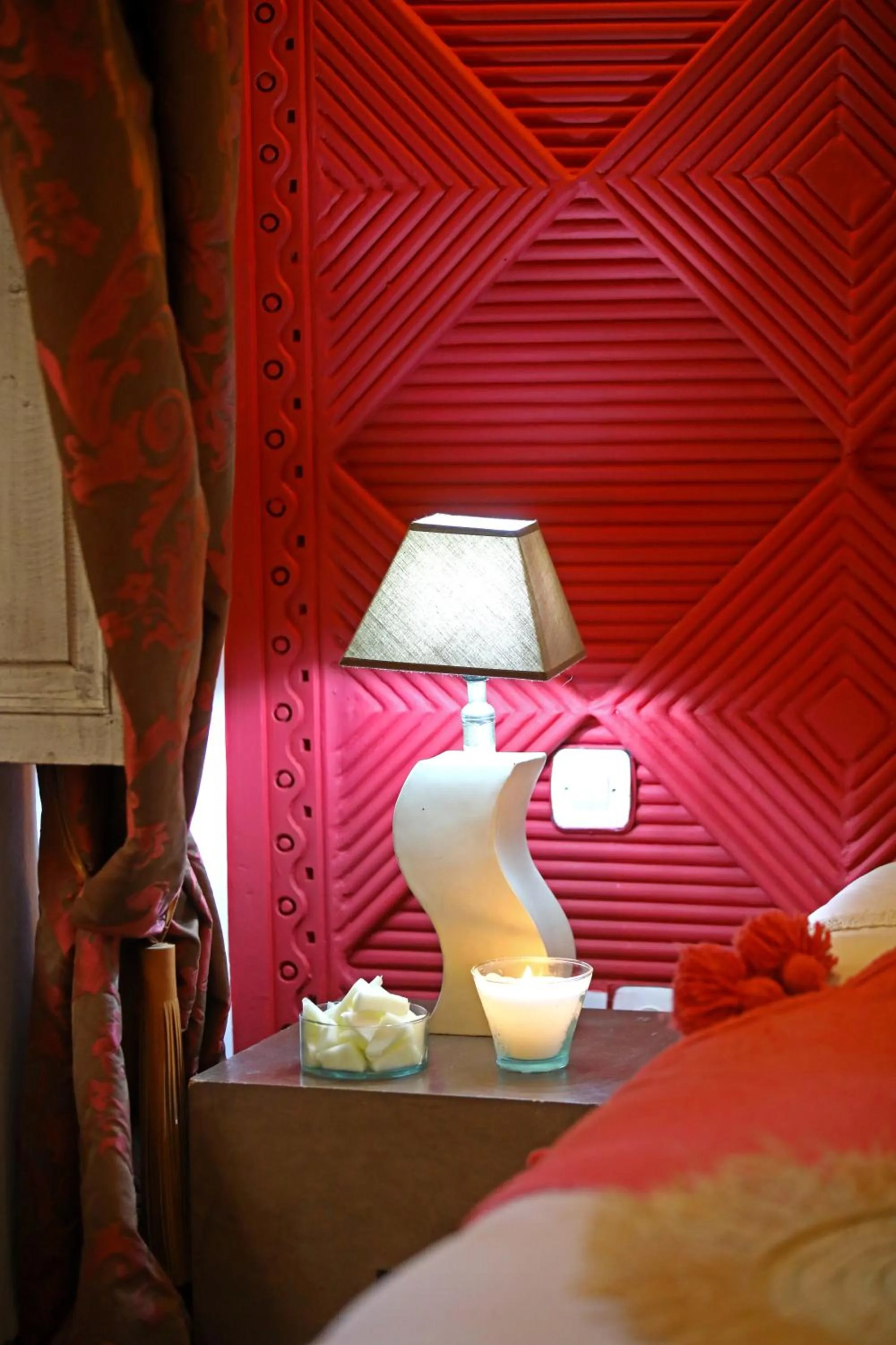 Decorative detail, Bed in Riad Anyssates