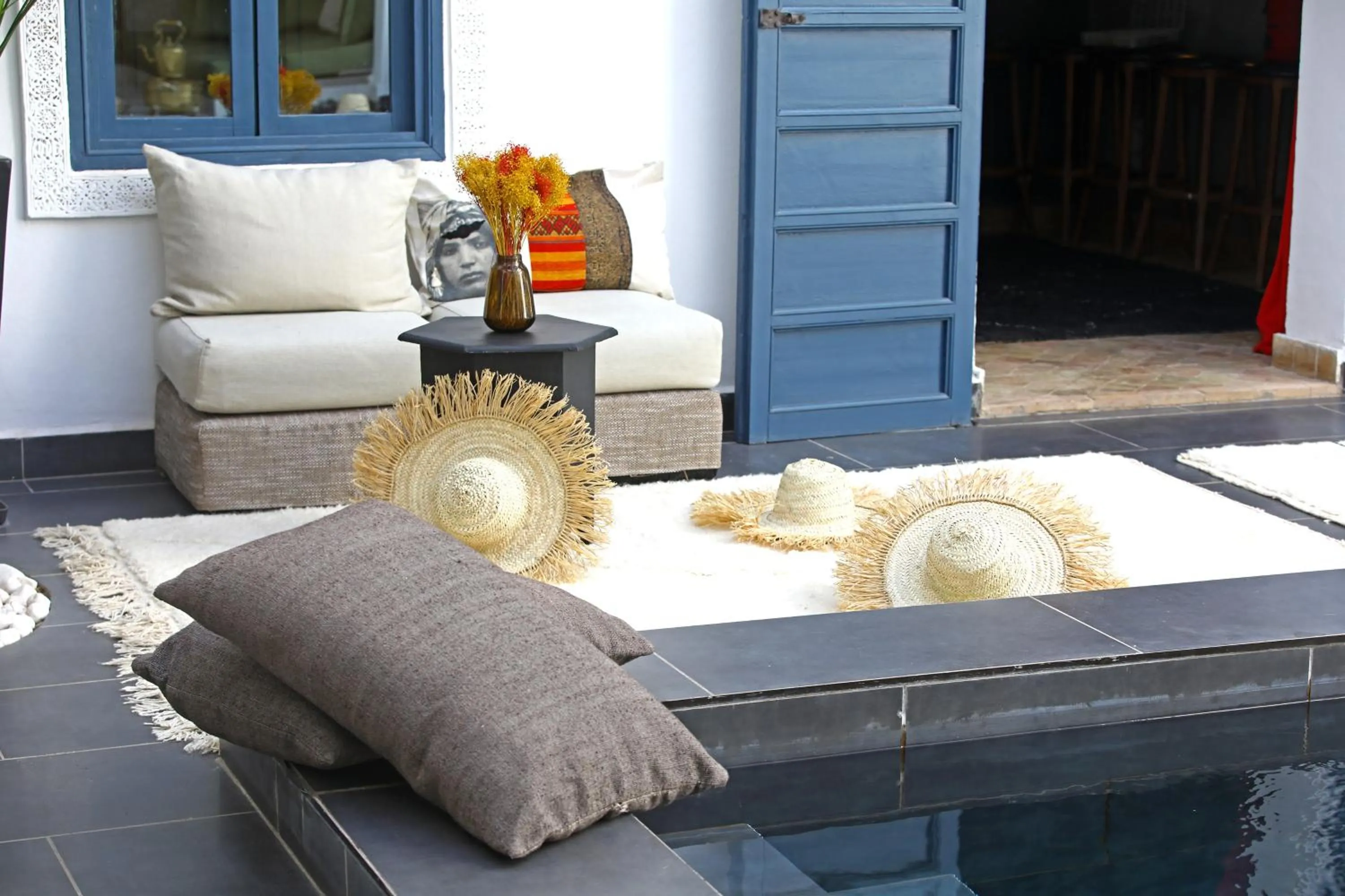 Pool view in Riad Anyssates