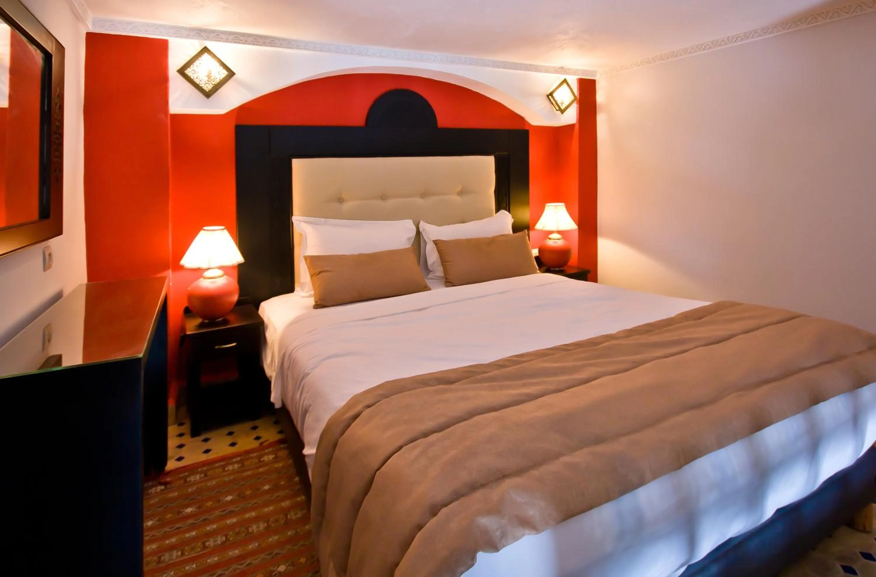 Bed in Riad Maison Du Sud