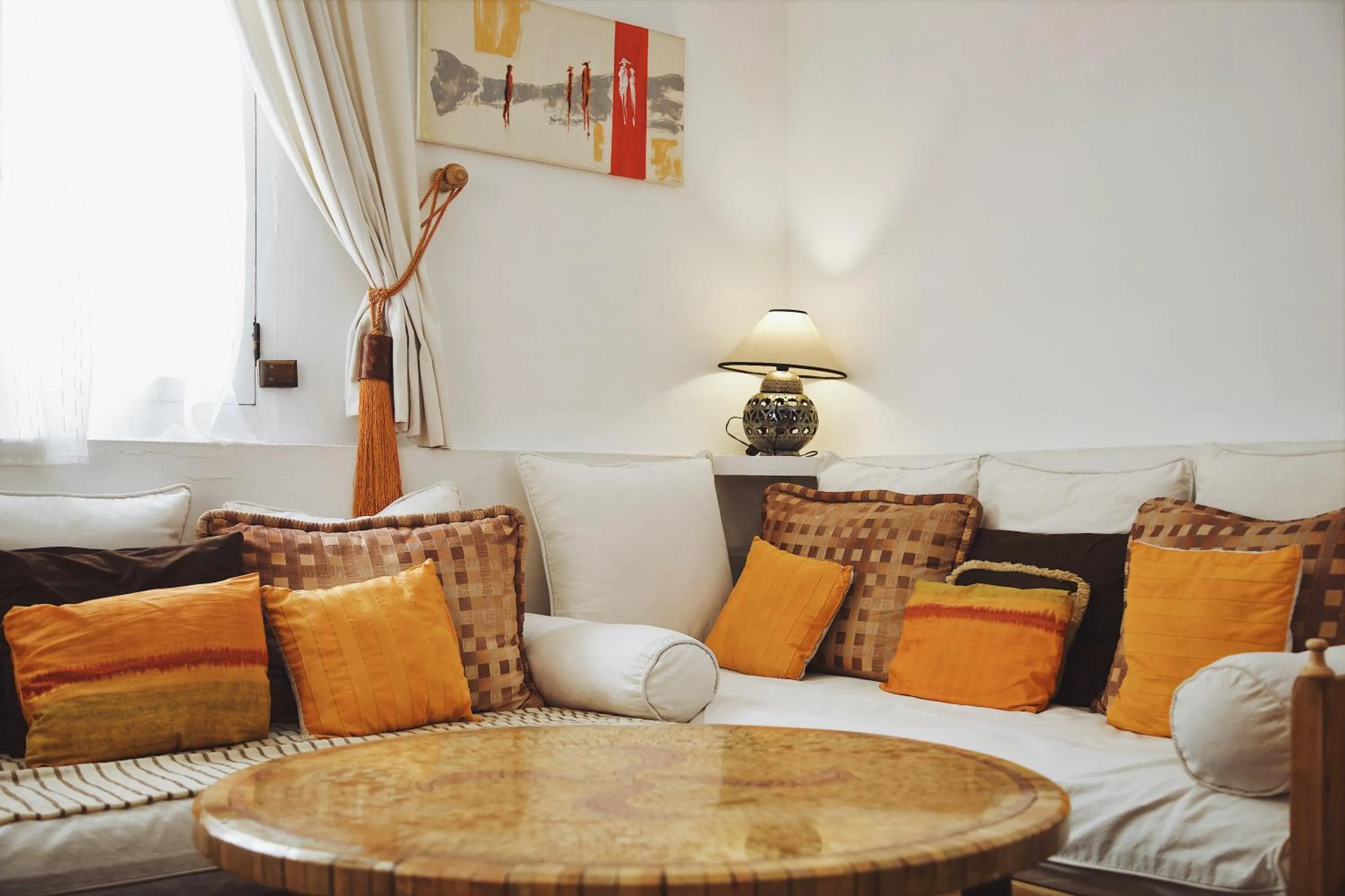 Communal lounge/ TV room in Dar Liouba Hotel