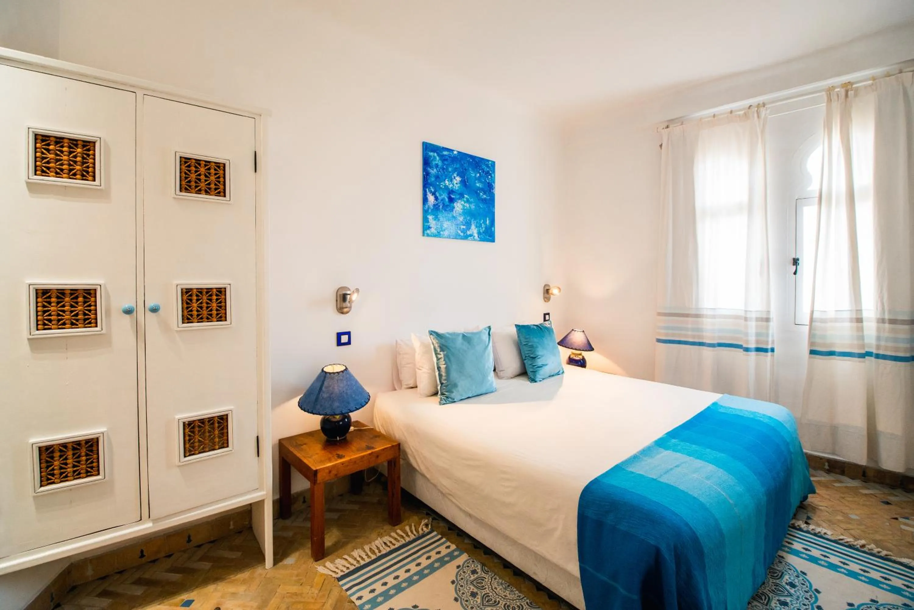 Bed in Dar Liouba Hotel