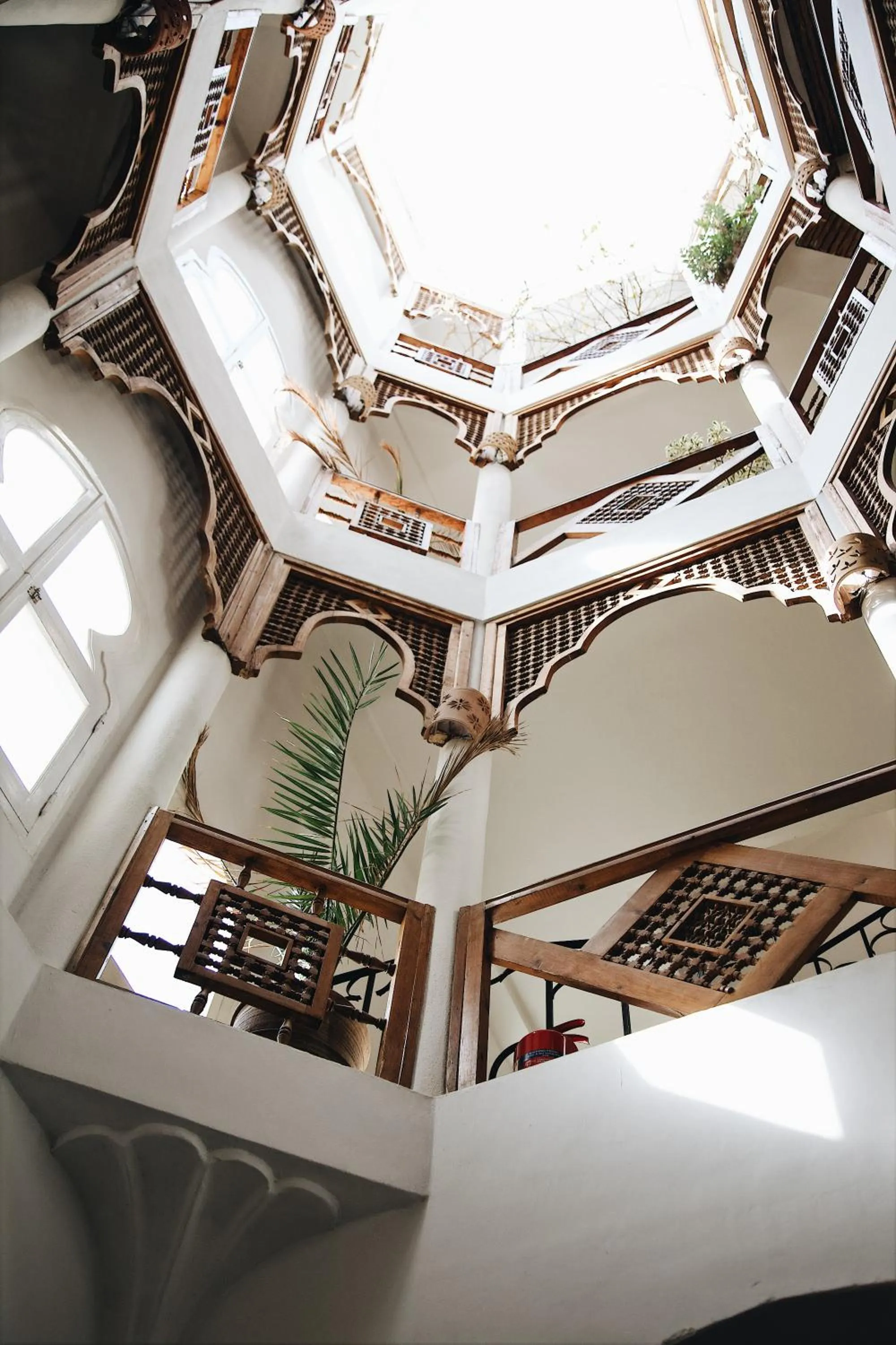 Patio in Dar Liouba Hotel