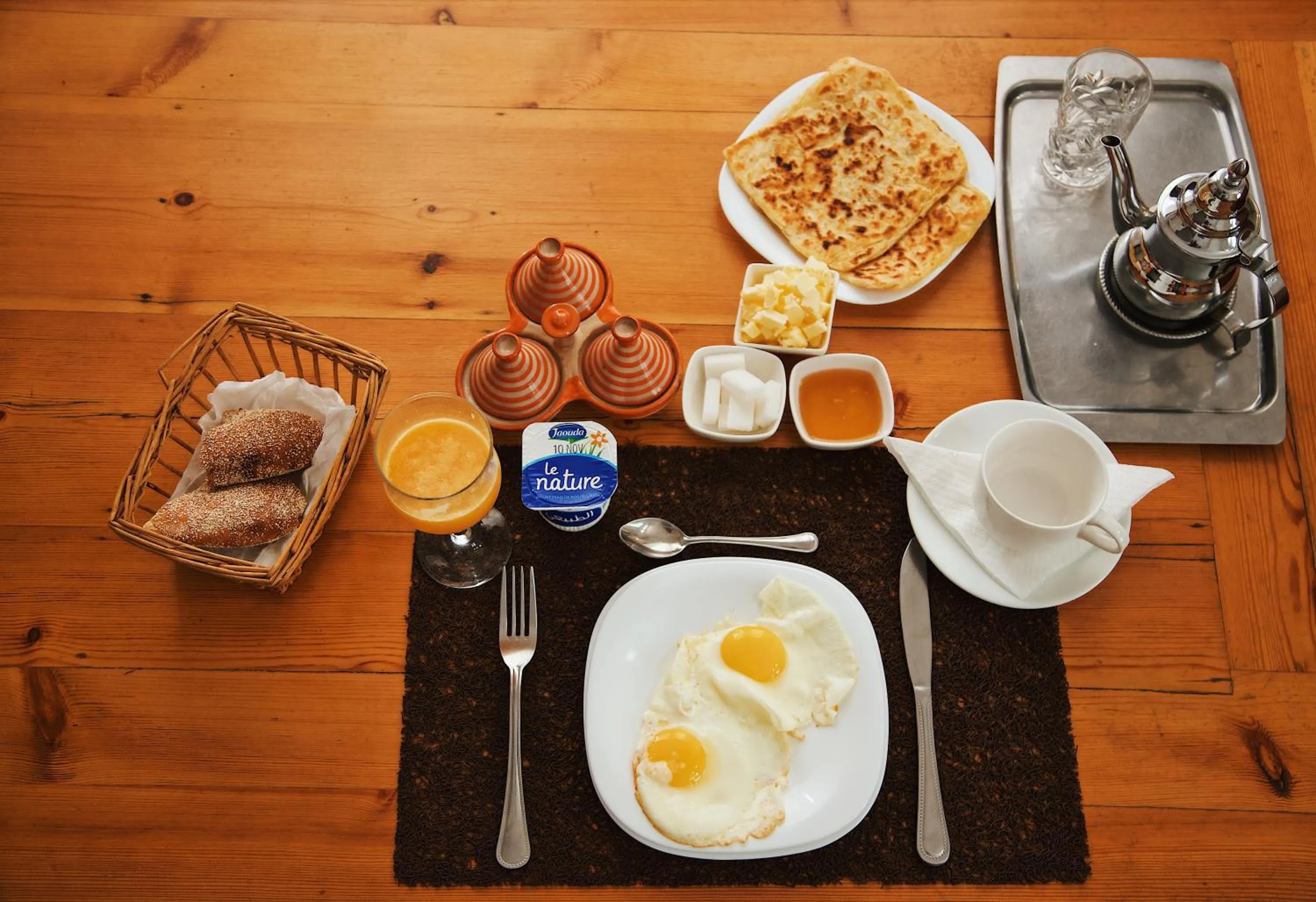 Food and drinks in Dar Liouba Hotel