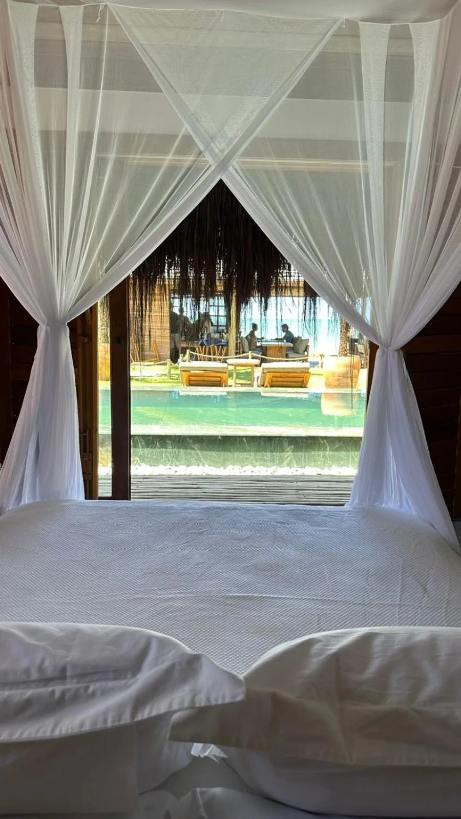 Bed in Pousada Hayo Pé na Areia