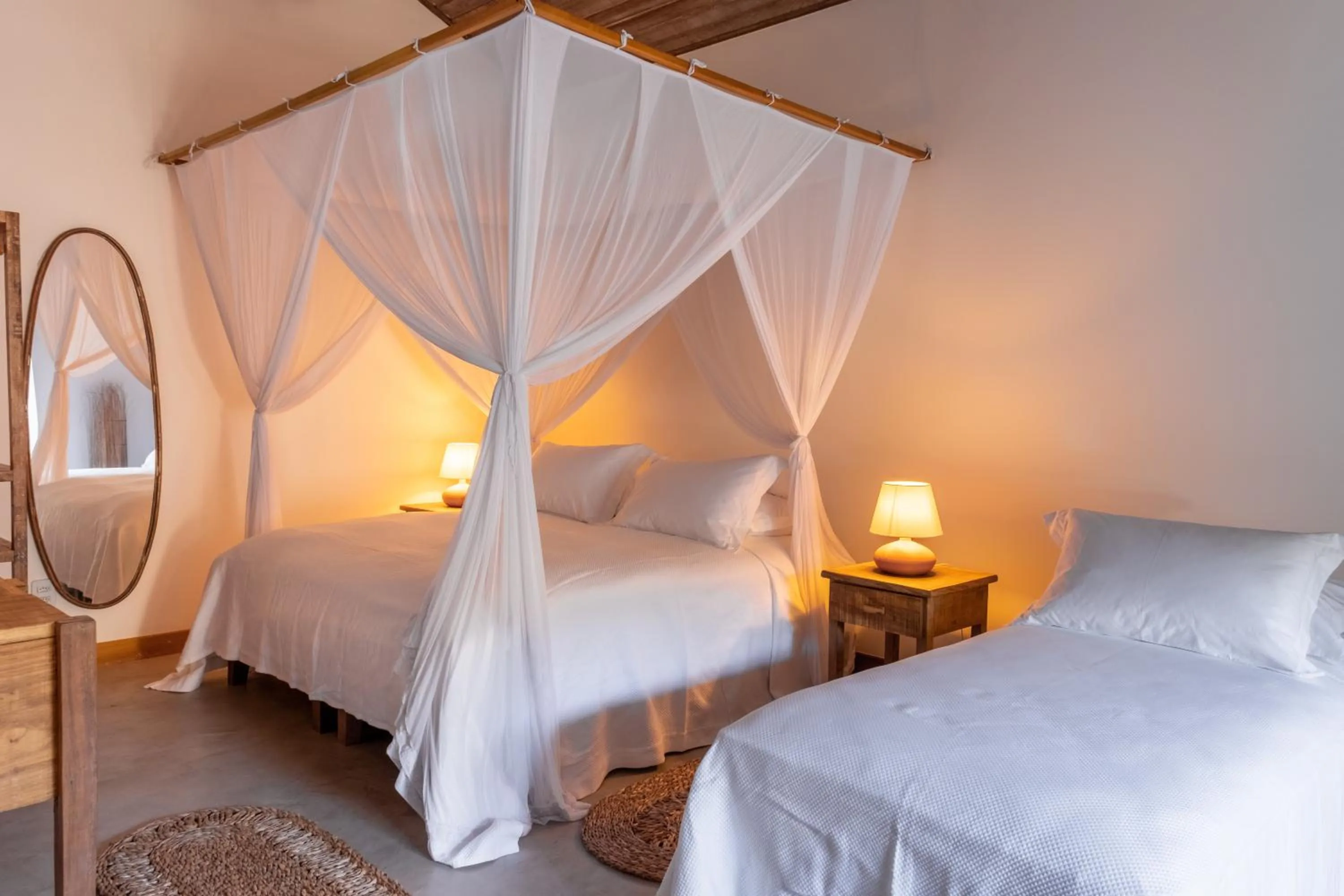 Bed in Pousada Hayo Pé na Areia