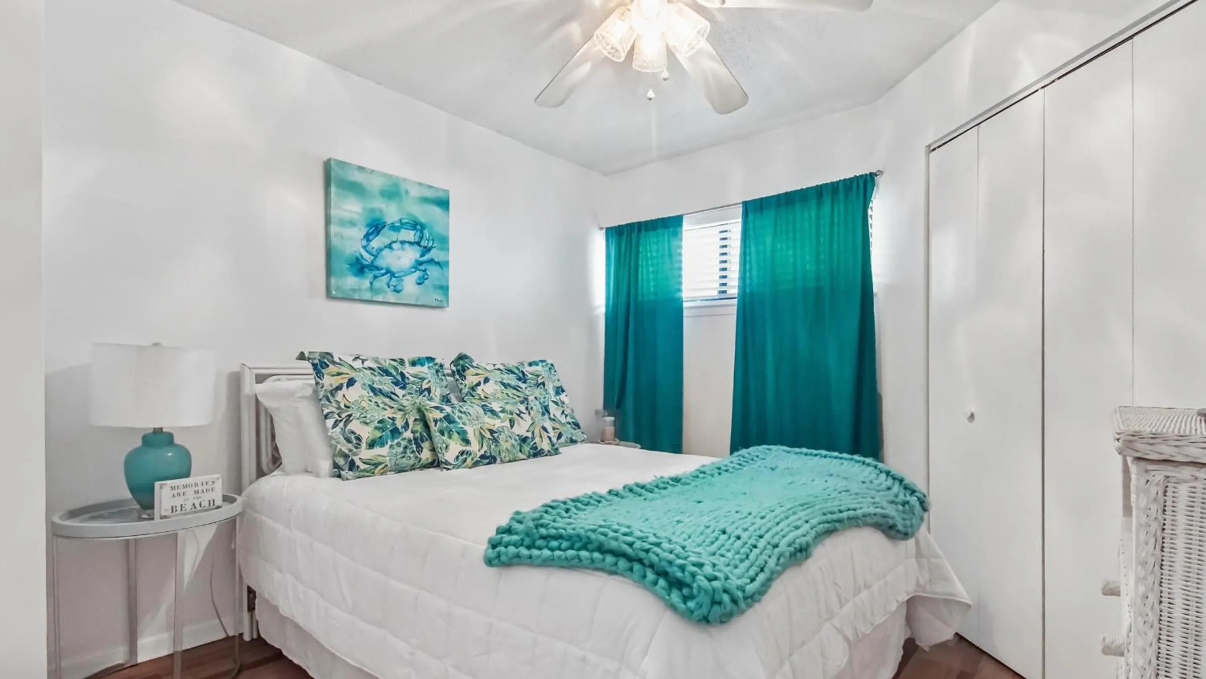 Bed in AquaVista Beach Resort by Sand Seeker Vacations