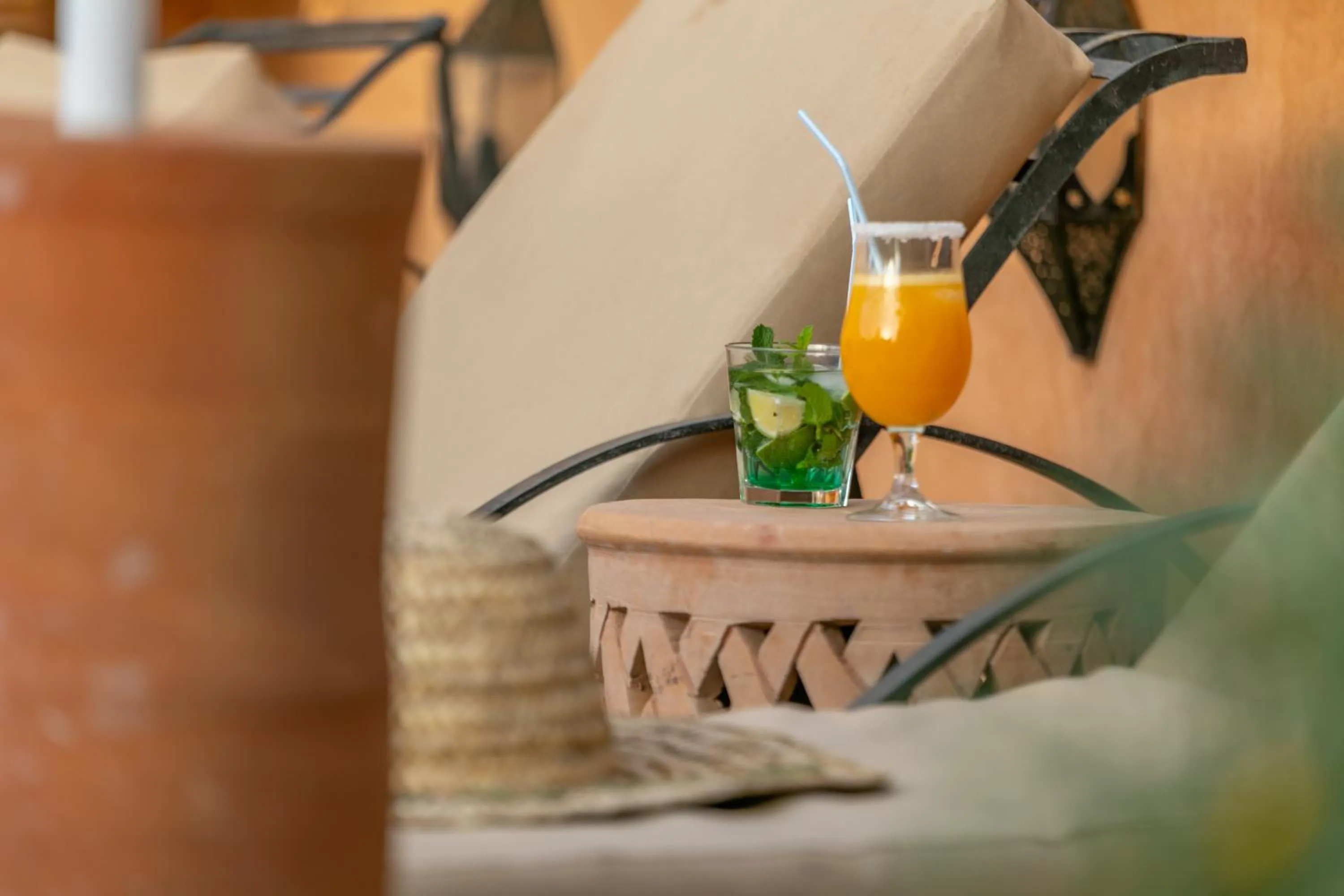 Drinks in Riad Les Trois Palmiers El Bacha