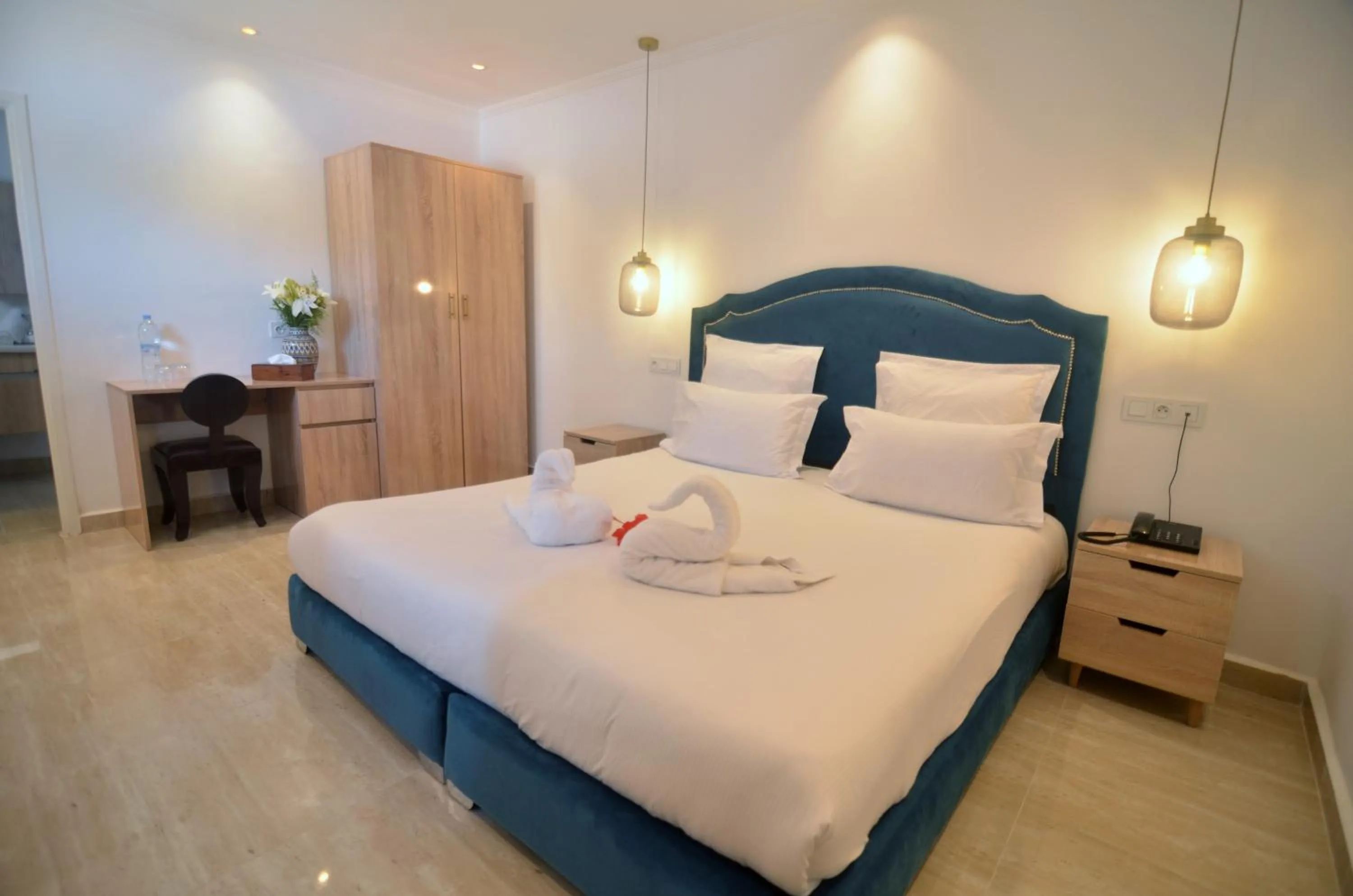 Bed in Hôtel Océan Vagabond