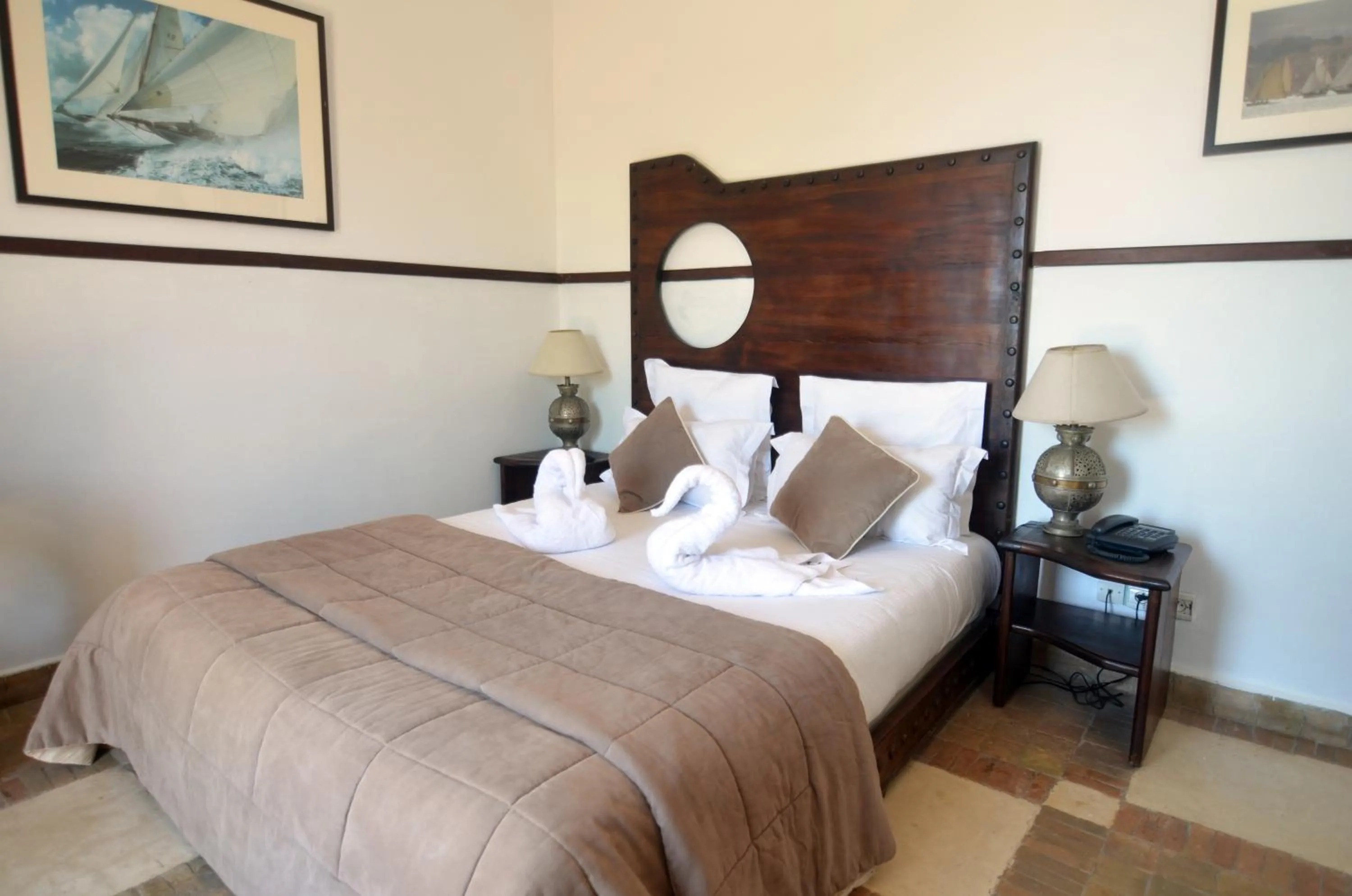 Bed in Hôtel Océan Vagabond