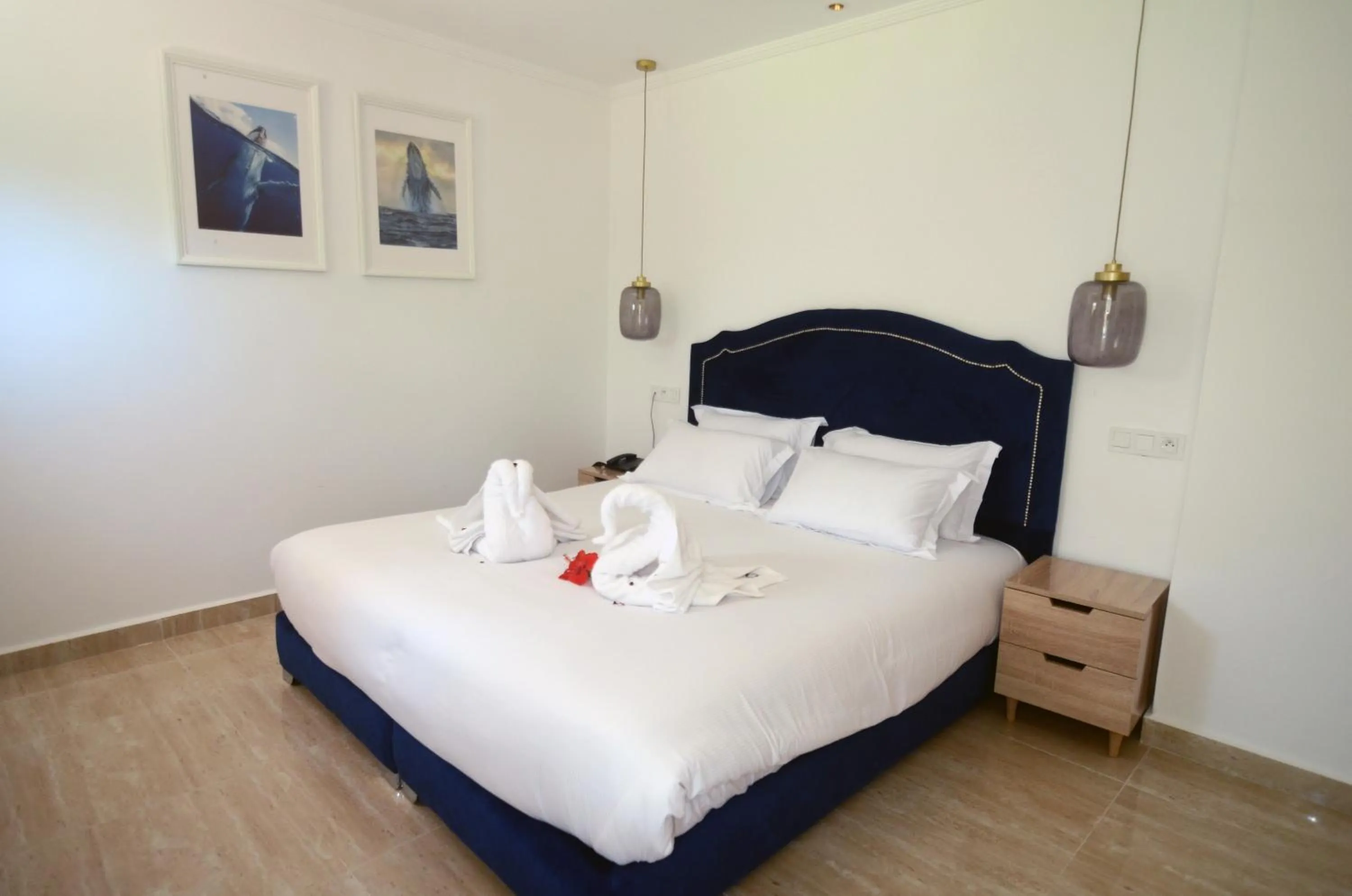 Bed in Hôtel Océan Vagabond