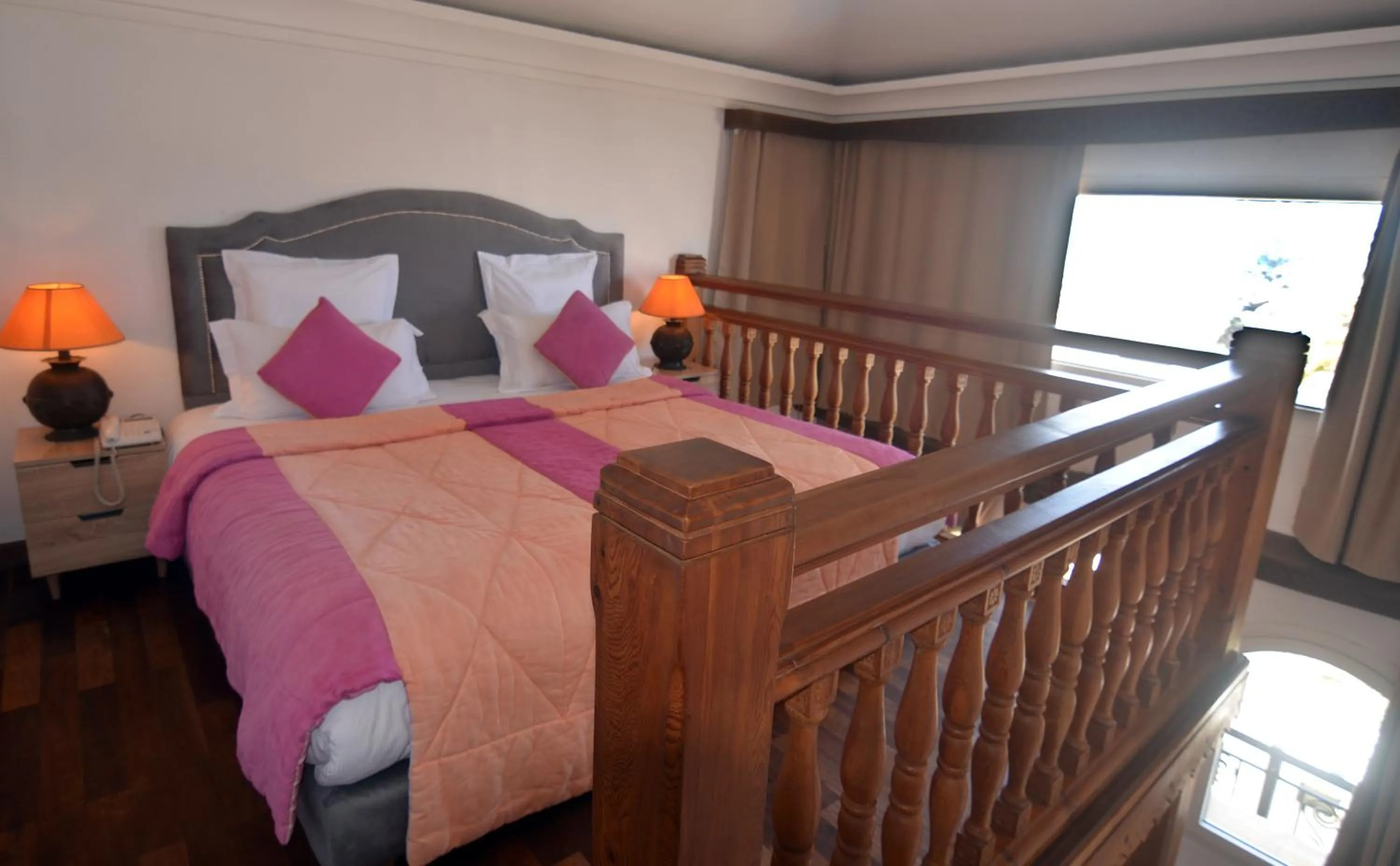 Bed in Hôtel Océan Vagabond