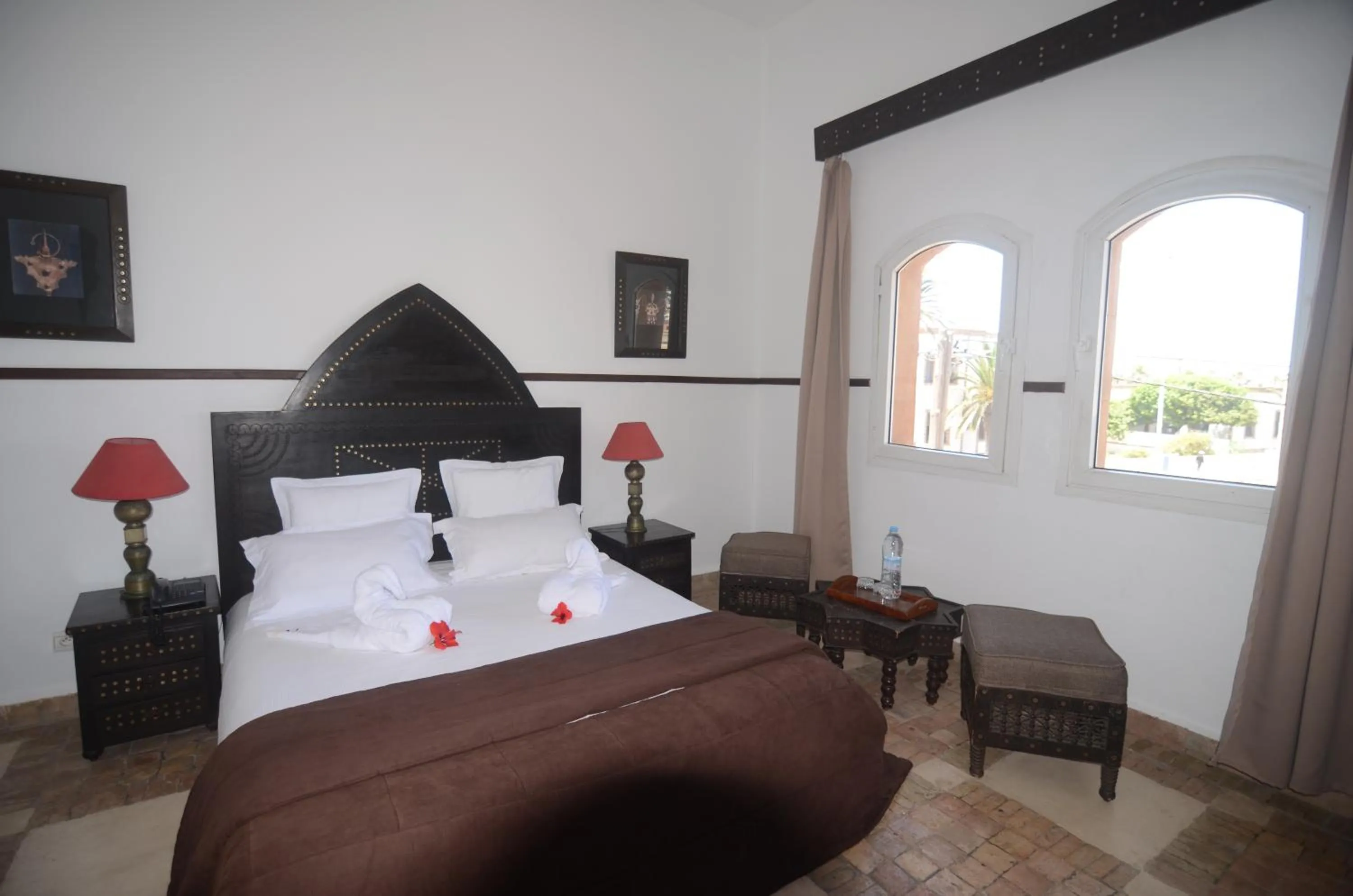 Bed in Hôtel Océan Vagabond