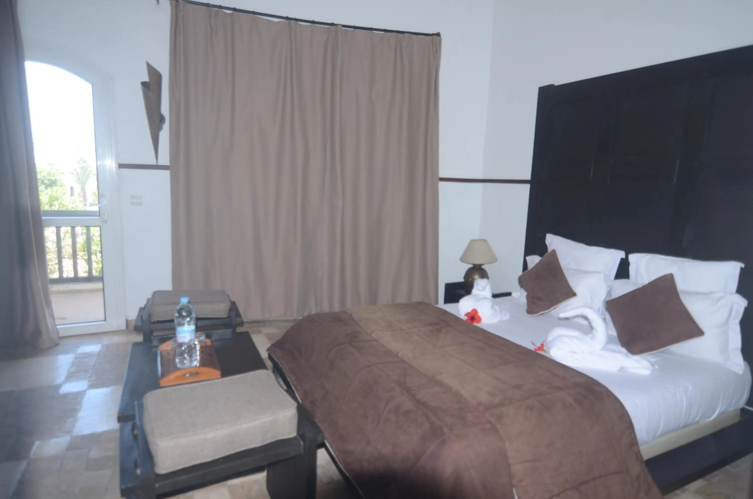 Bed in Hôtel Océan Vagabond