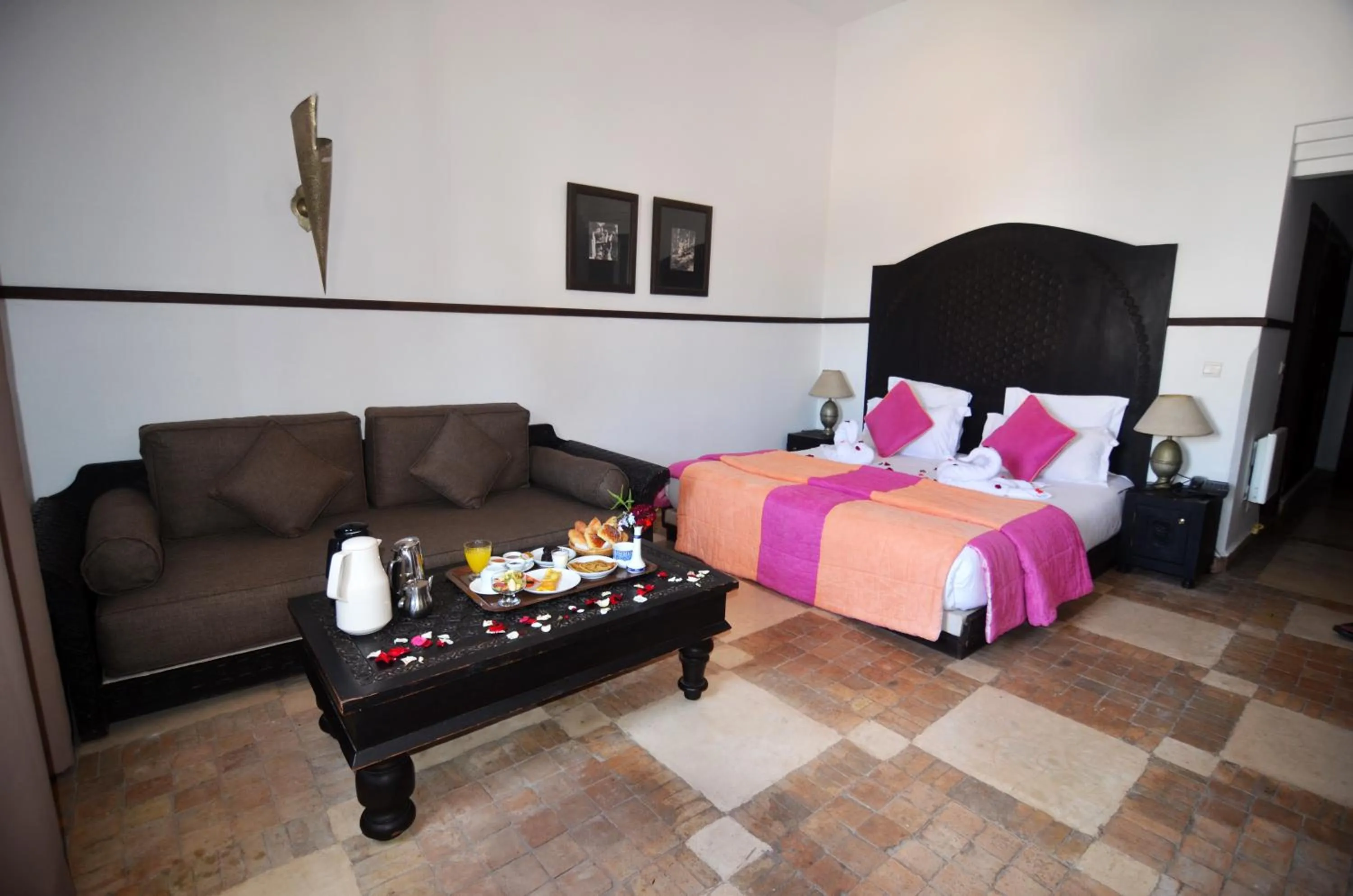 Bed in Hôtel Océan Vagabond