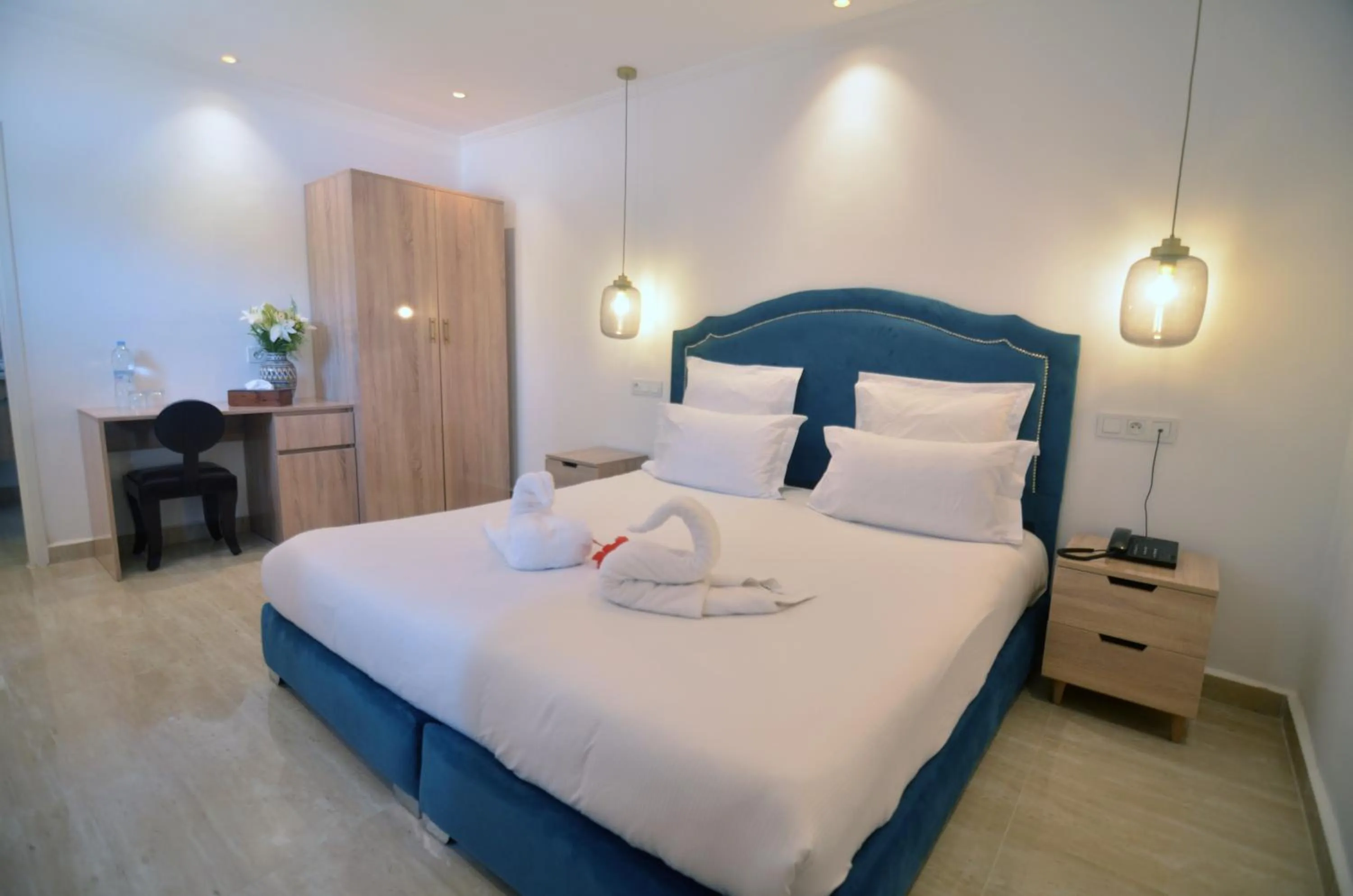 Bed in Hôtel Océan Vagabond