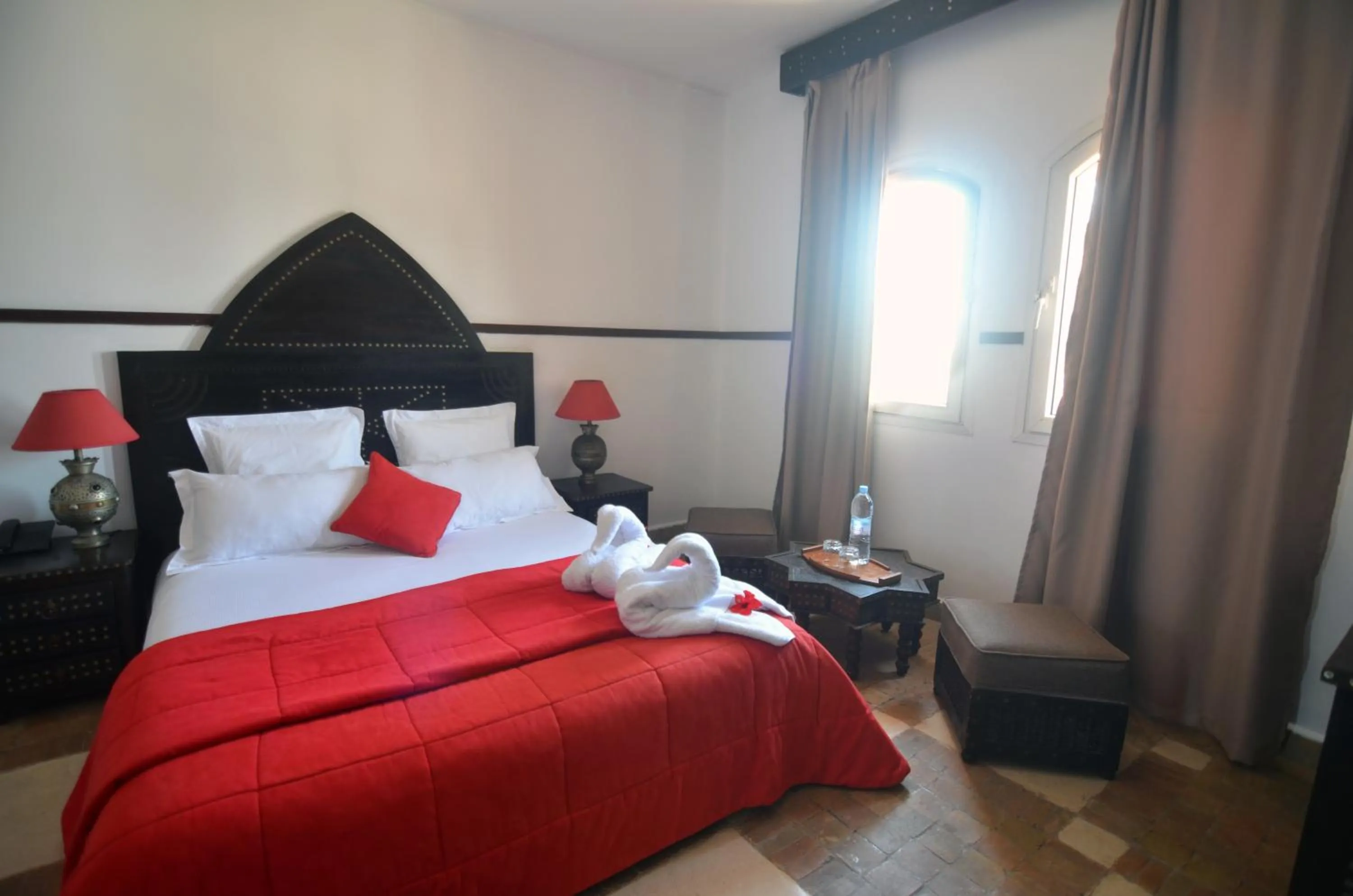 Bed in Hôtel Océan Vagabond