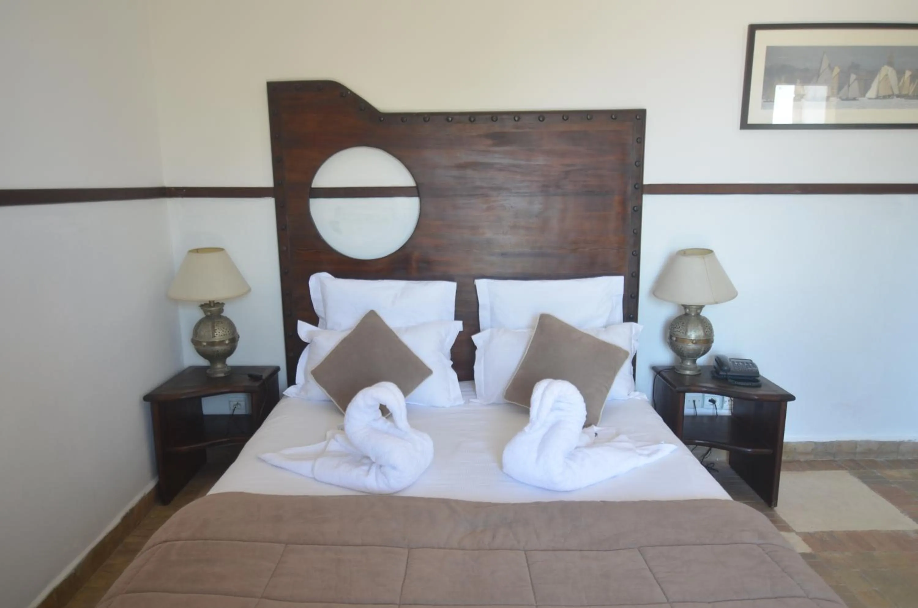 Bed in Hôtel Océan Vagabond