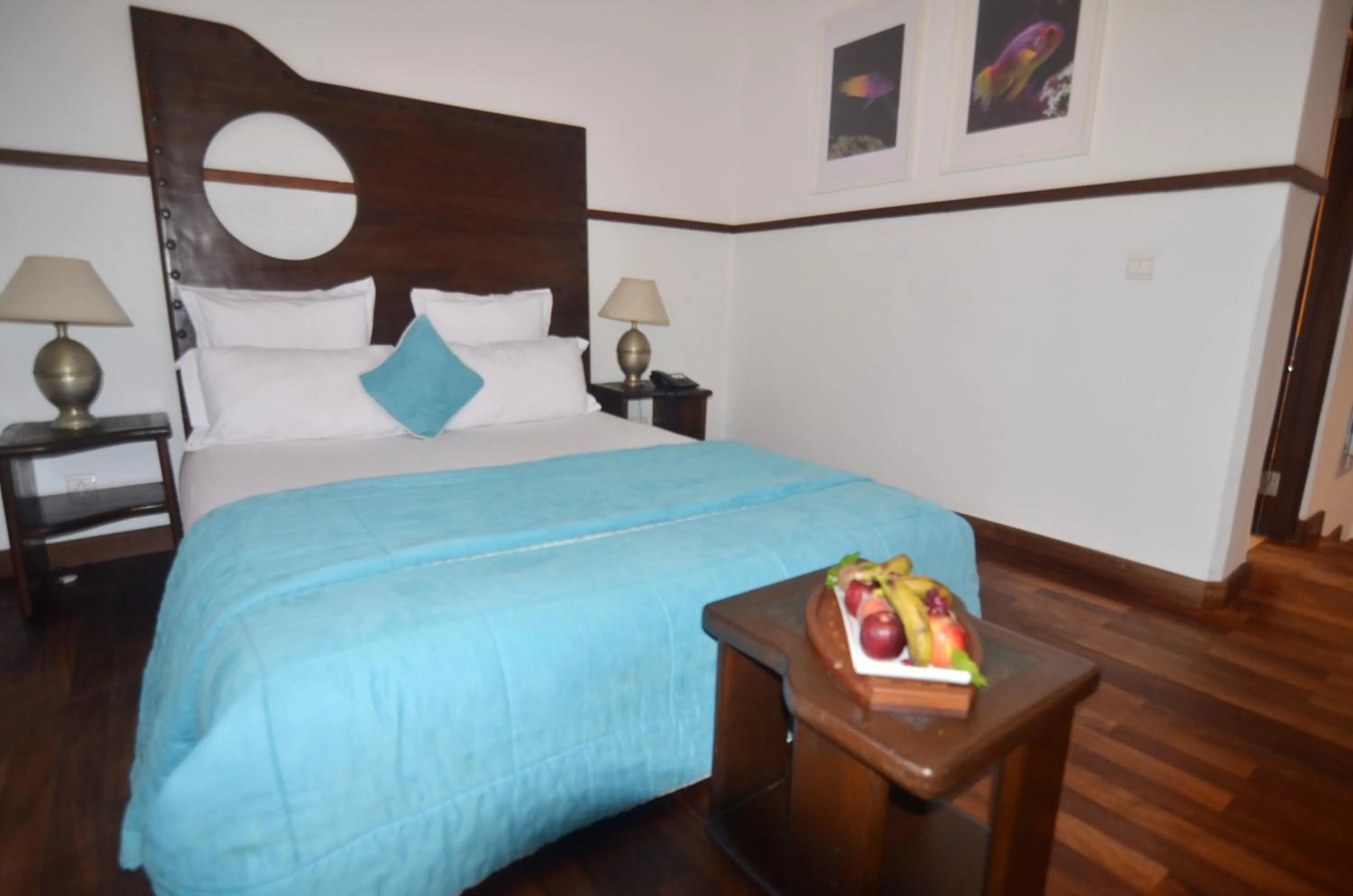 Bed in Hôtel Océan Vagabond