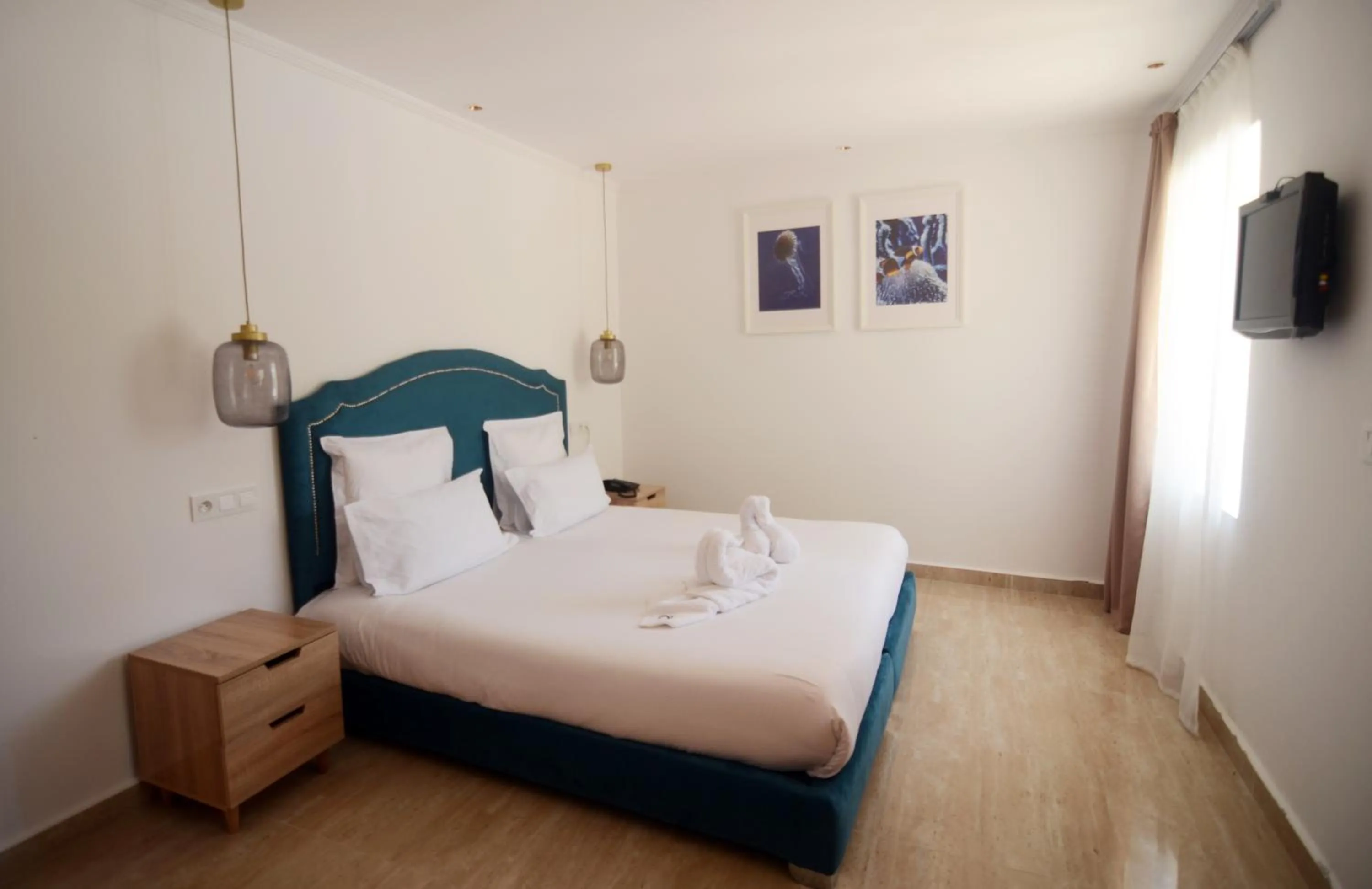 Bed in Hôtel Océan Vagabond