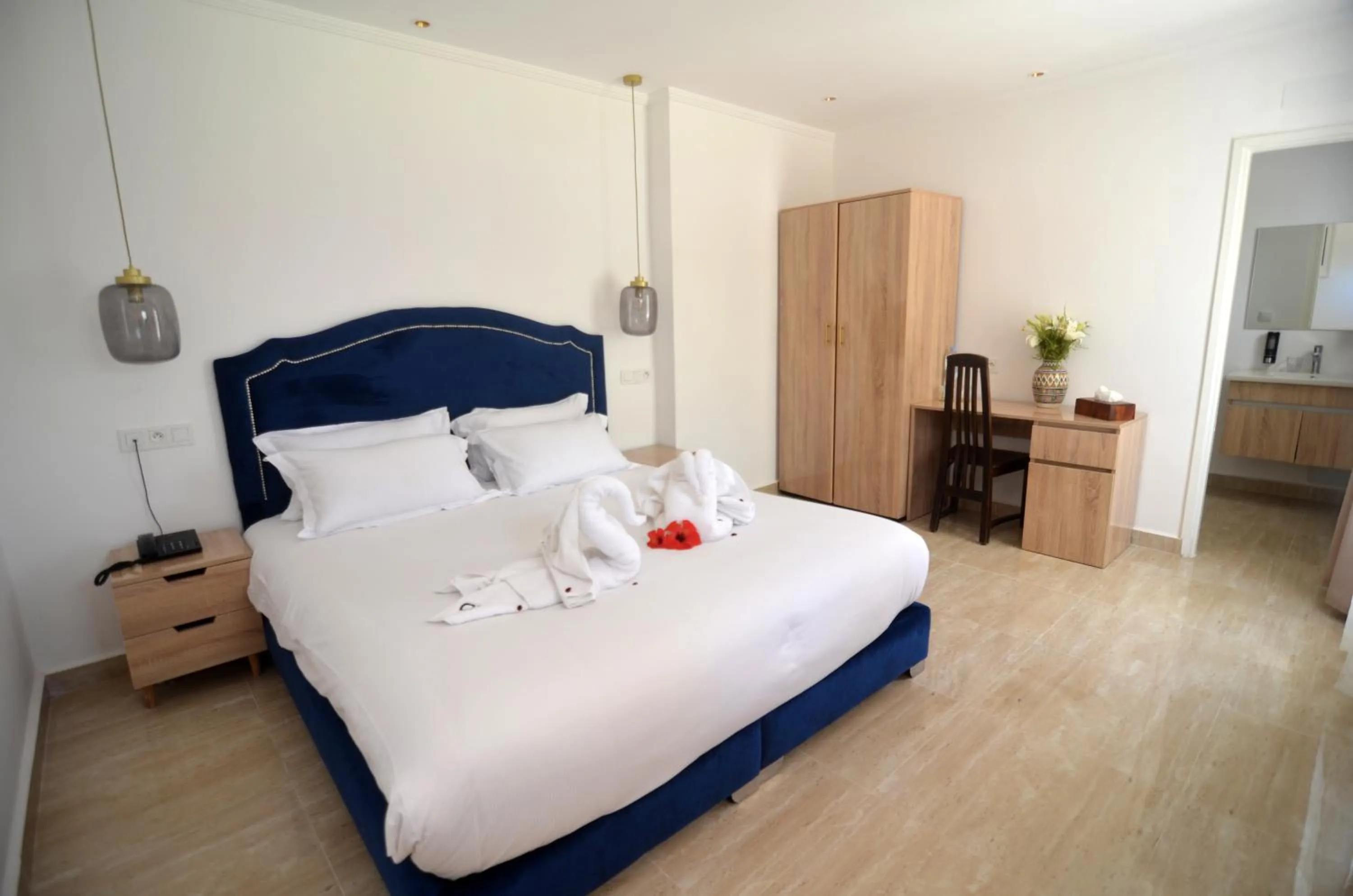 Bed in Hôtel Océan Vagabond