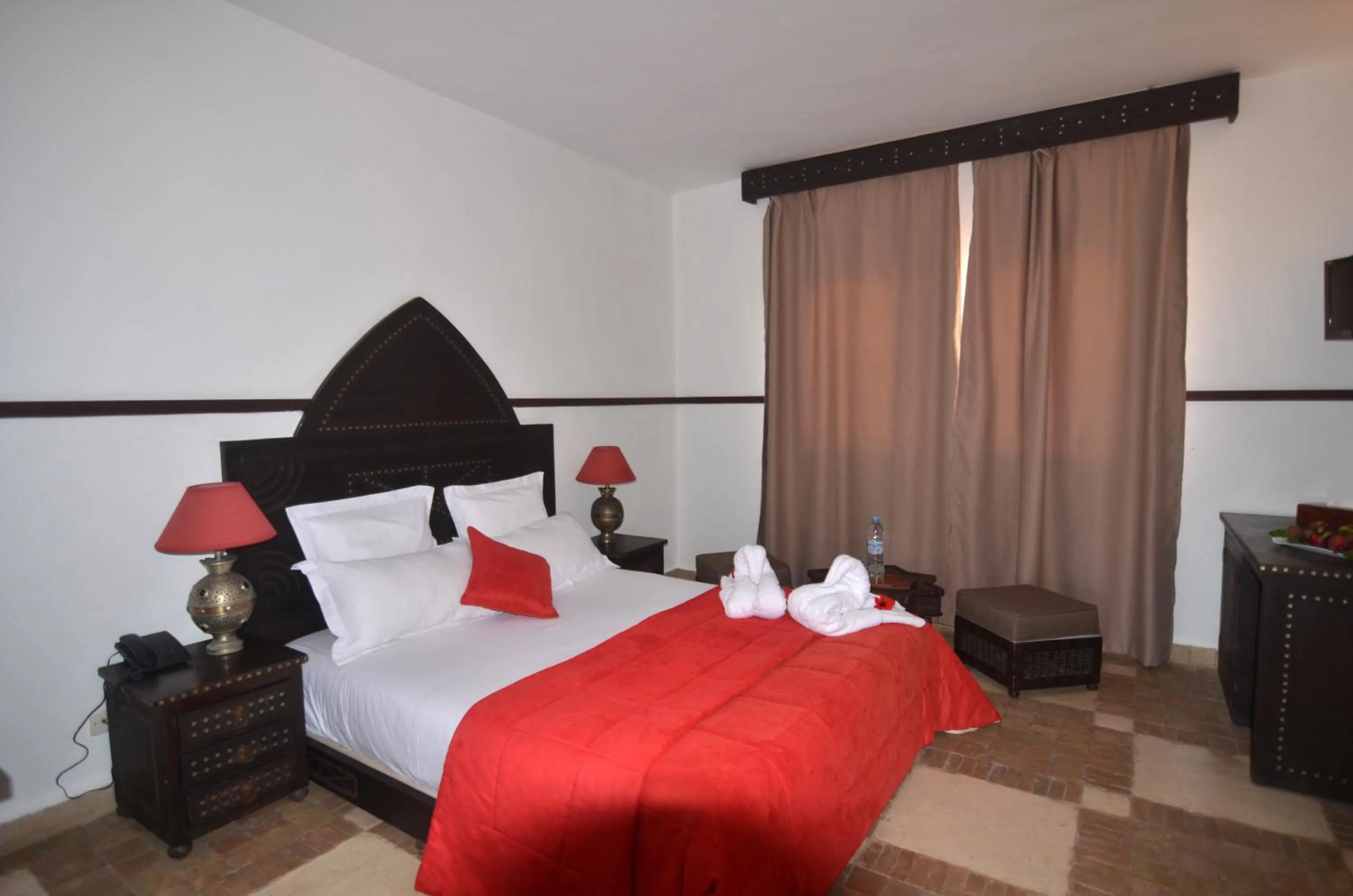 Bed in Hôtel Océan Vagabond