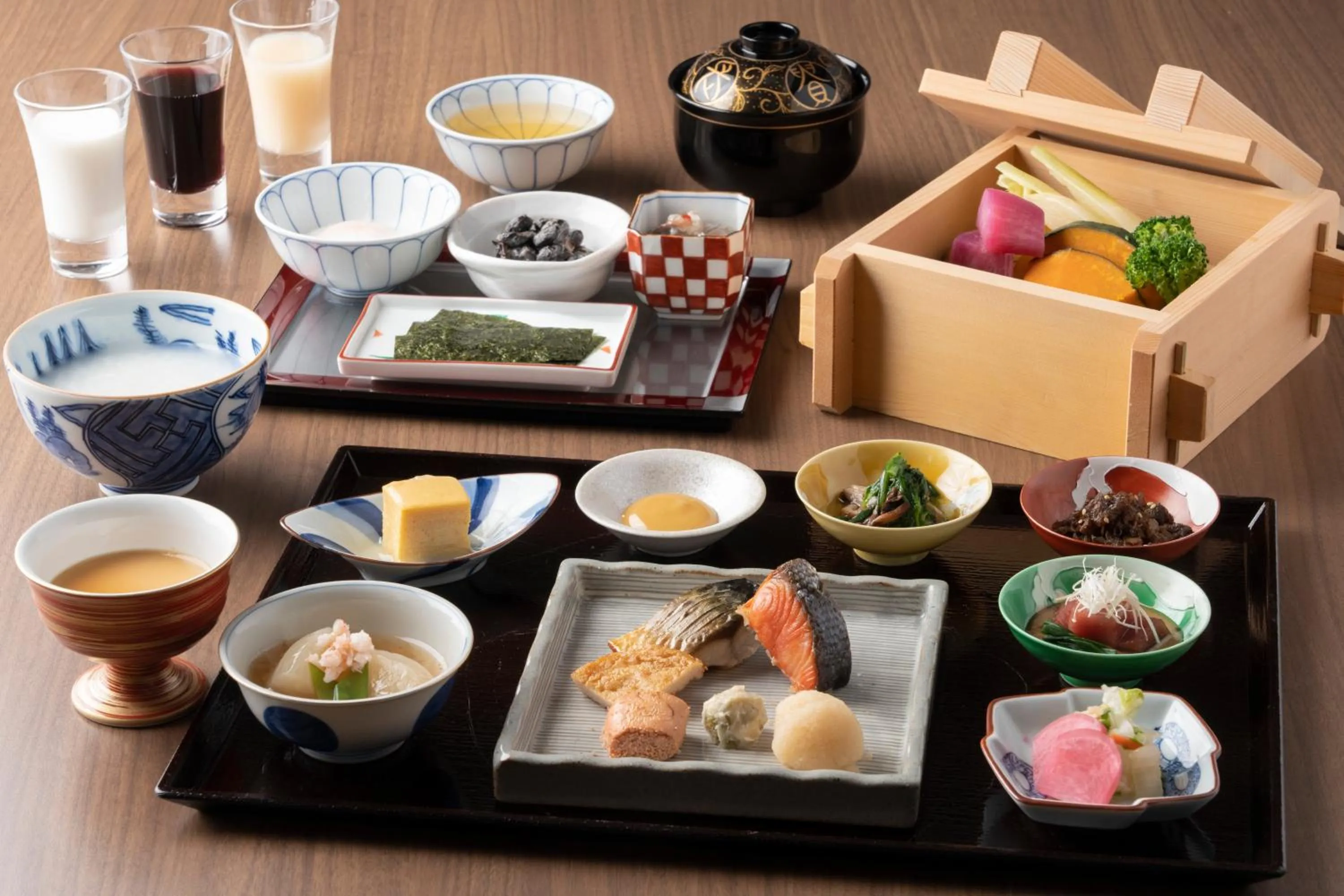 Breakfast in Jozankei Onsen Yurakusoan