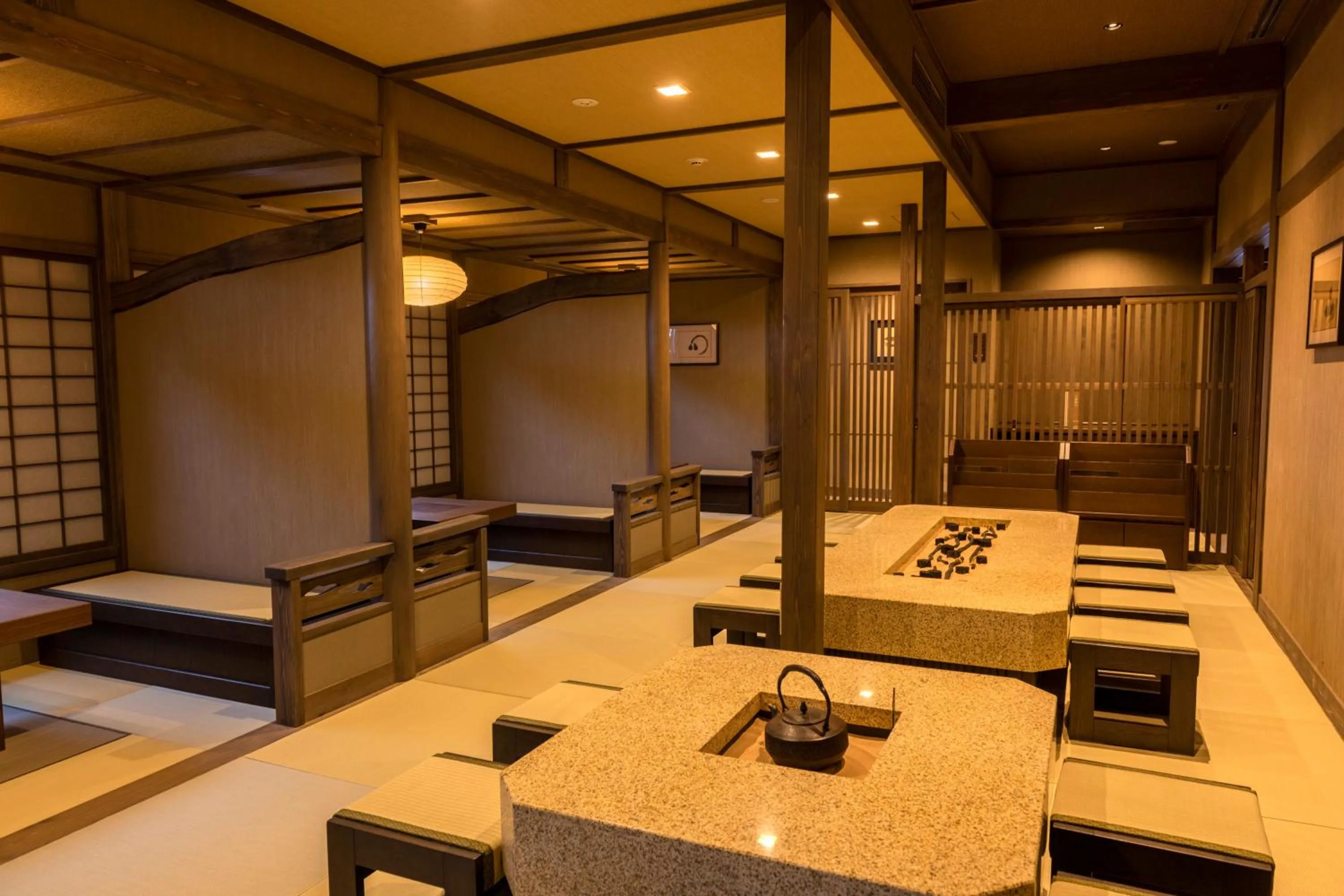 Lobby or reception in Jozankei Onsen Yurakusoan