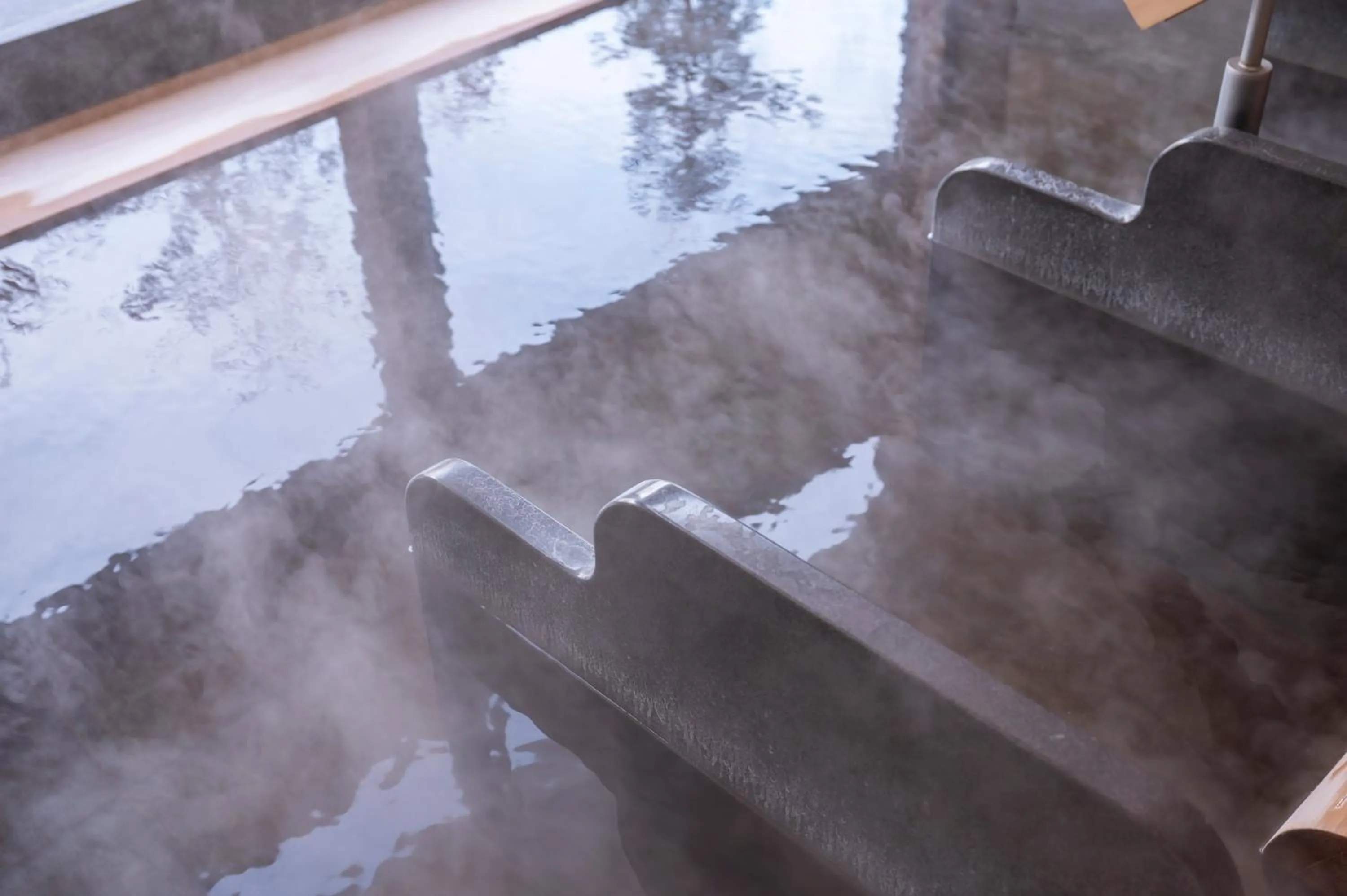 Open Air Bath in Jozankei Onsen Yurakusoan