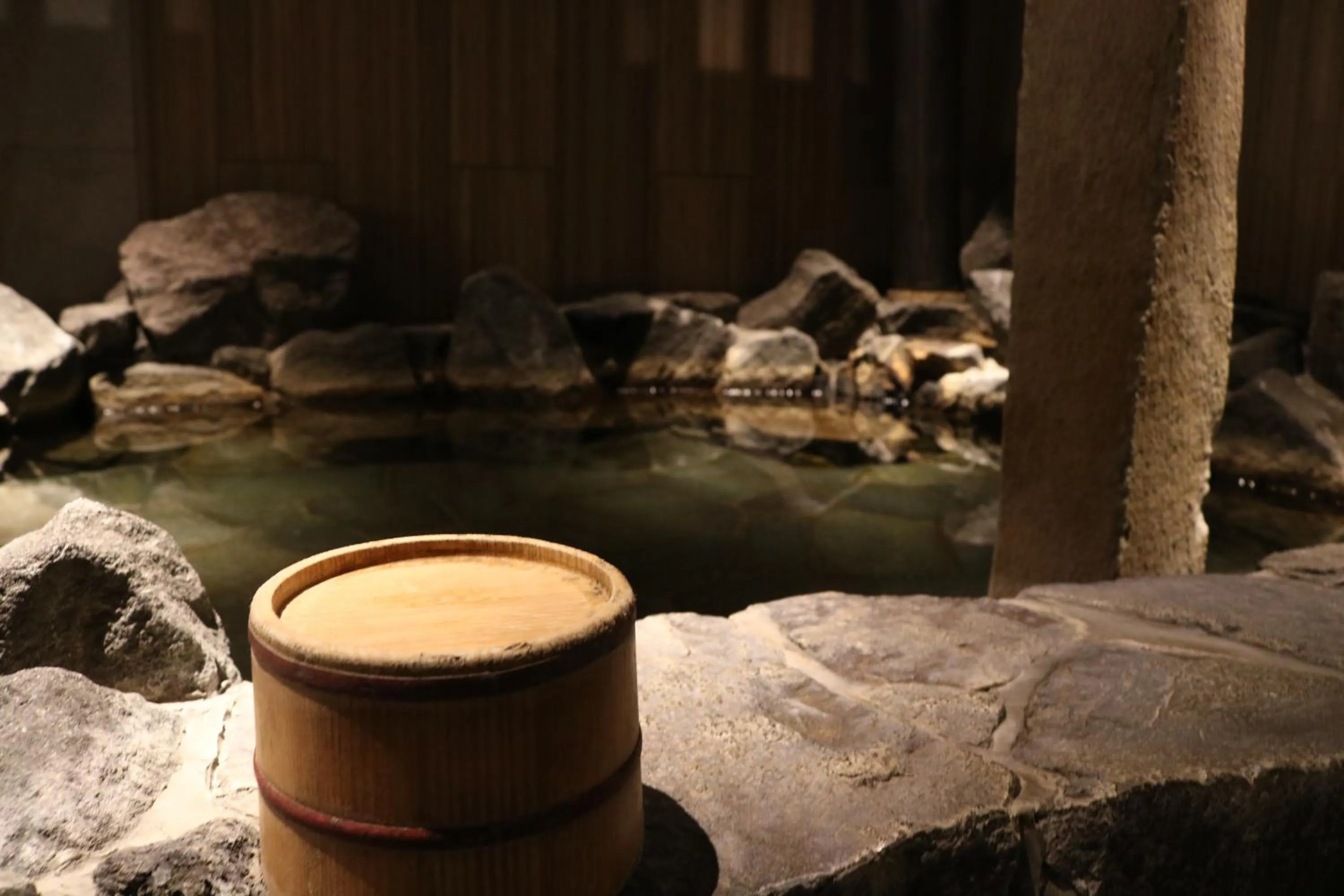 Hot Spring Bath in Jozankei Onsen Yurakusoan