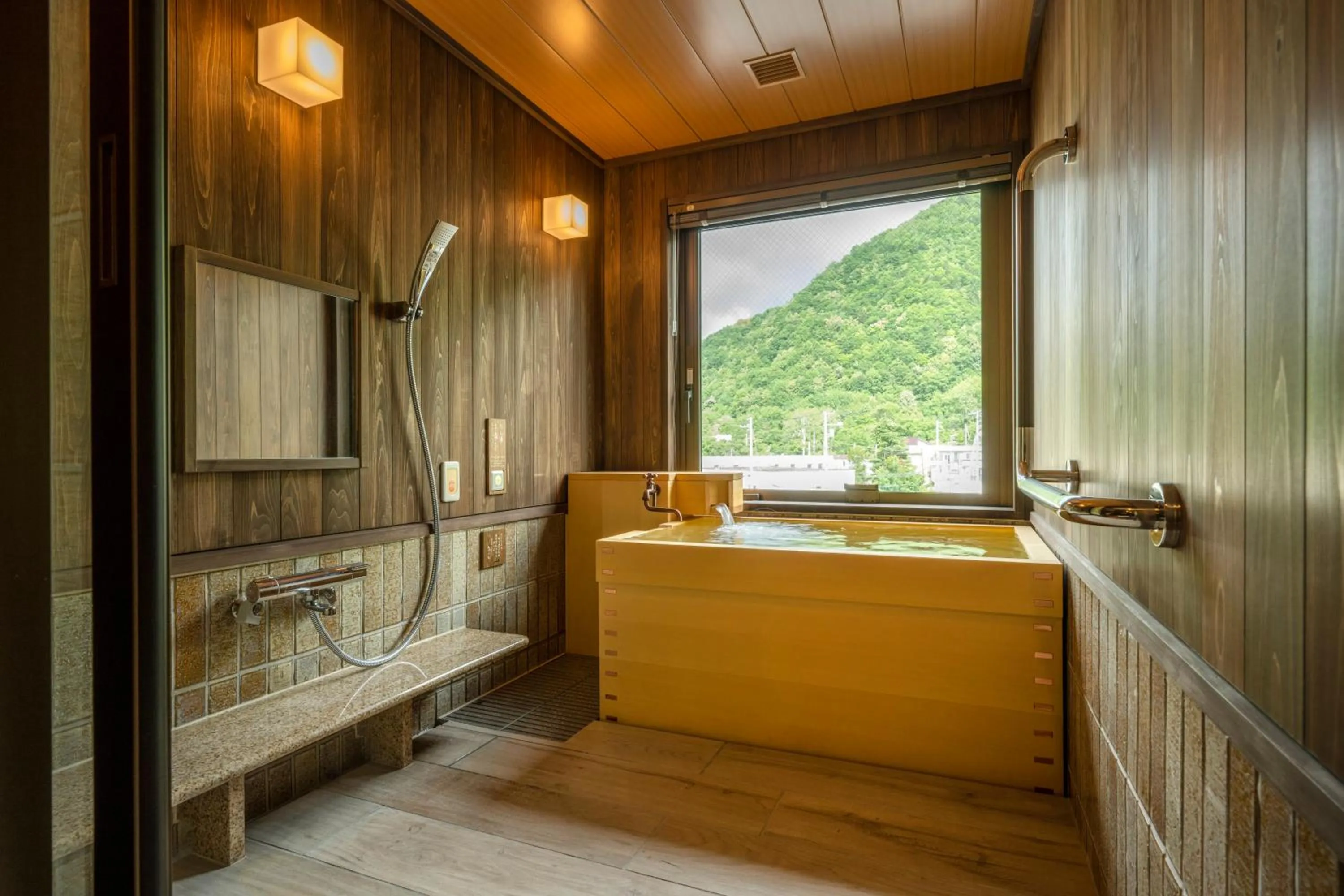 Bathroom in Jozankei Onsen Yurakusoan
