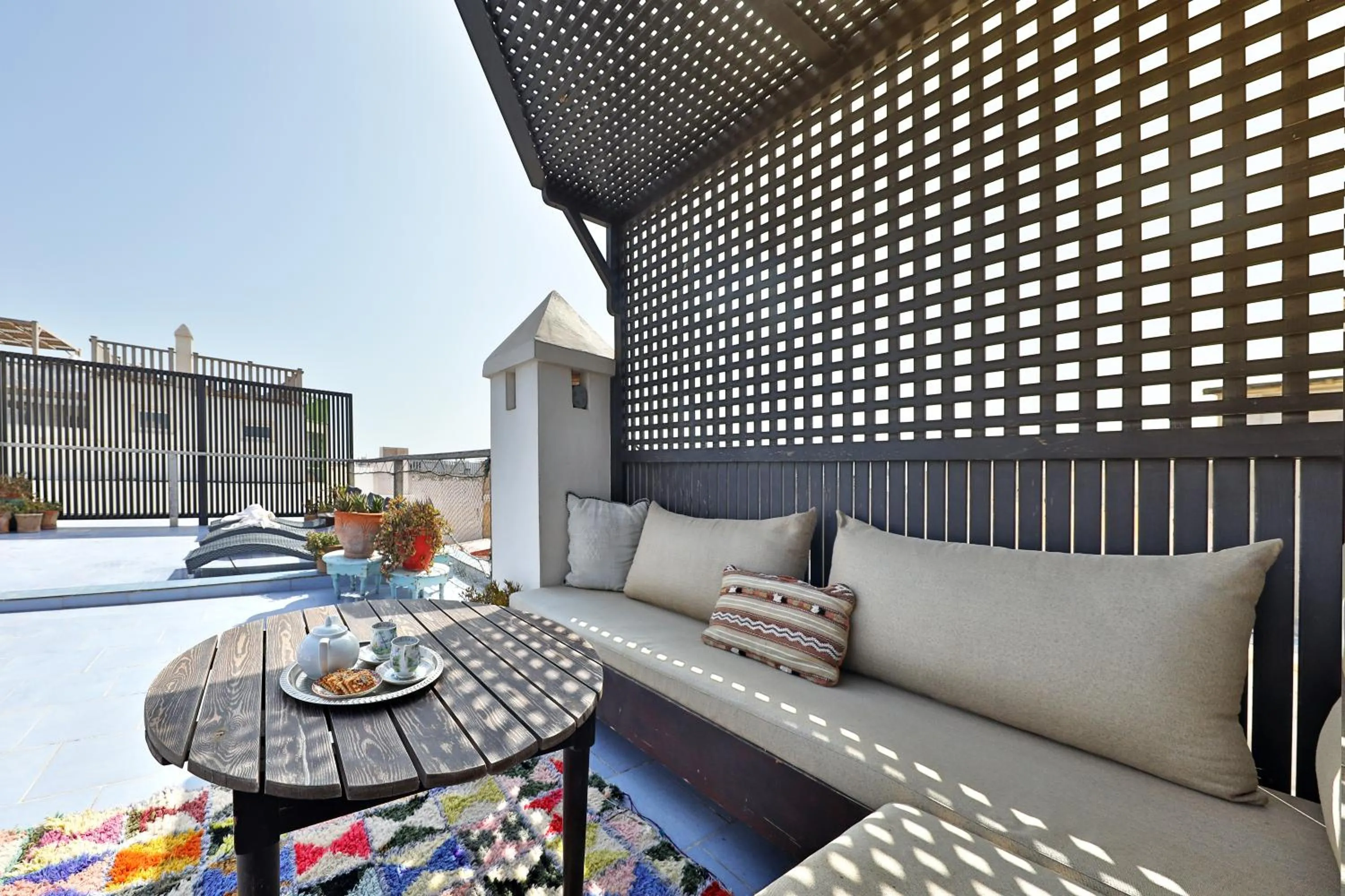 Patio in Ryad Watier & SPA