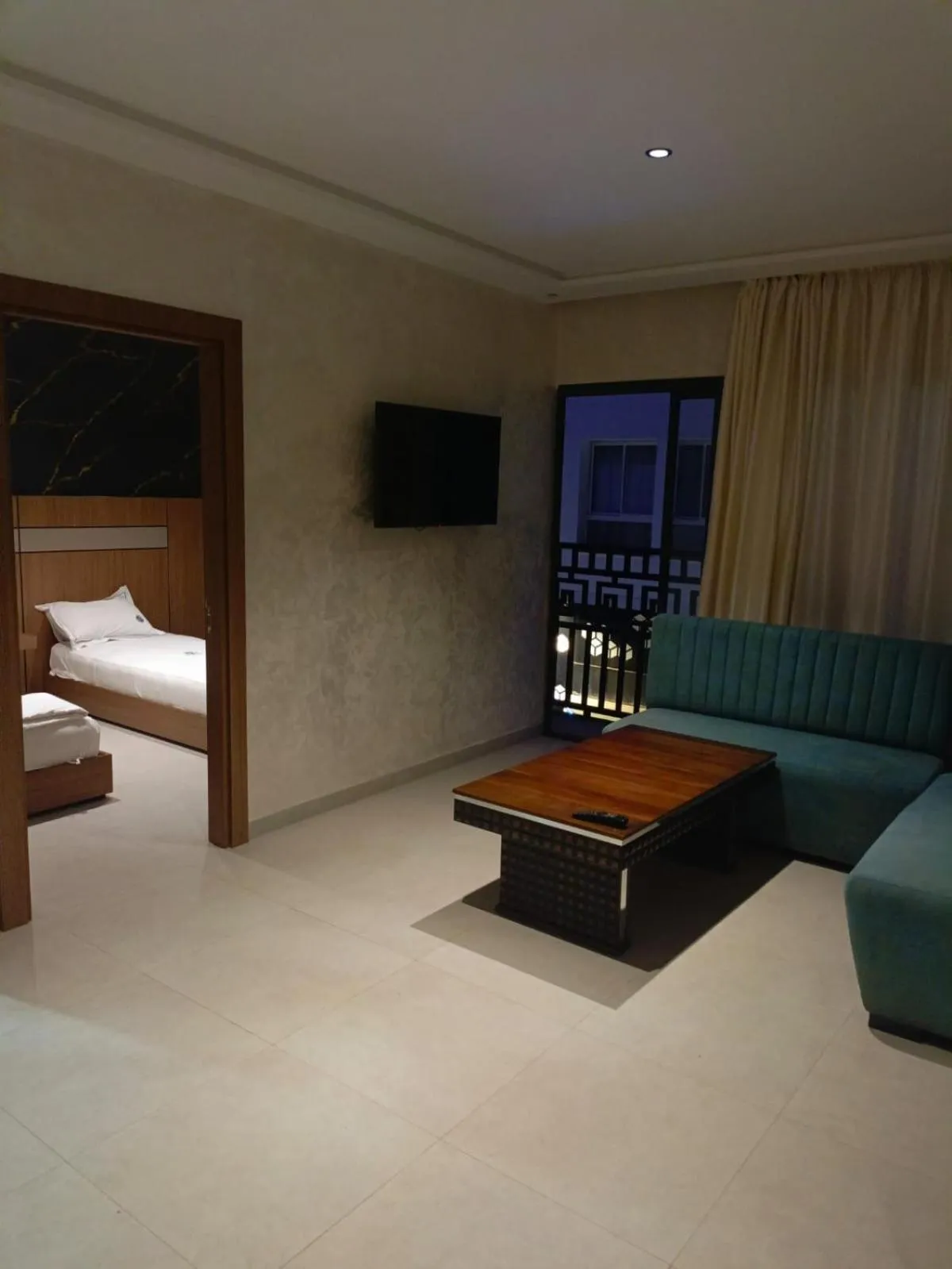 Bed in Hôtel La Perla