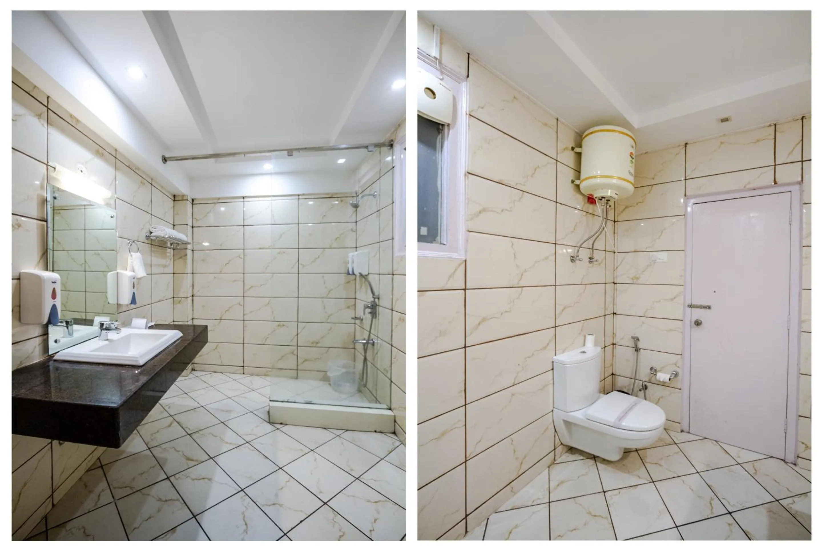 Shower in Vaayu Resorts And Spa