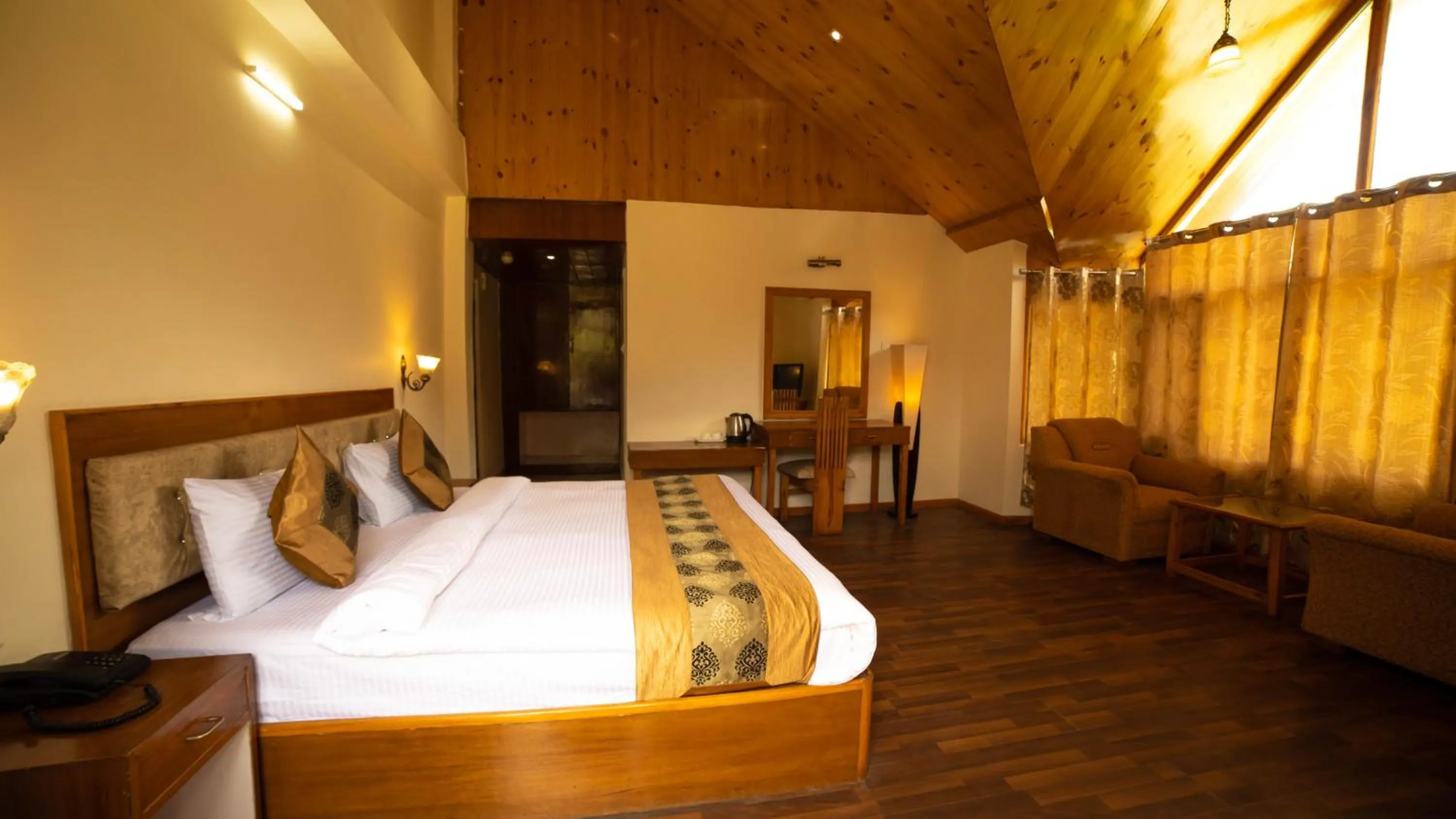 Photo of the whole room, Bed in Vaayu Resorts And Spa