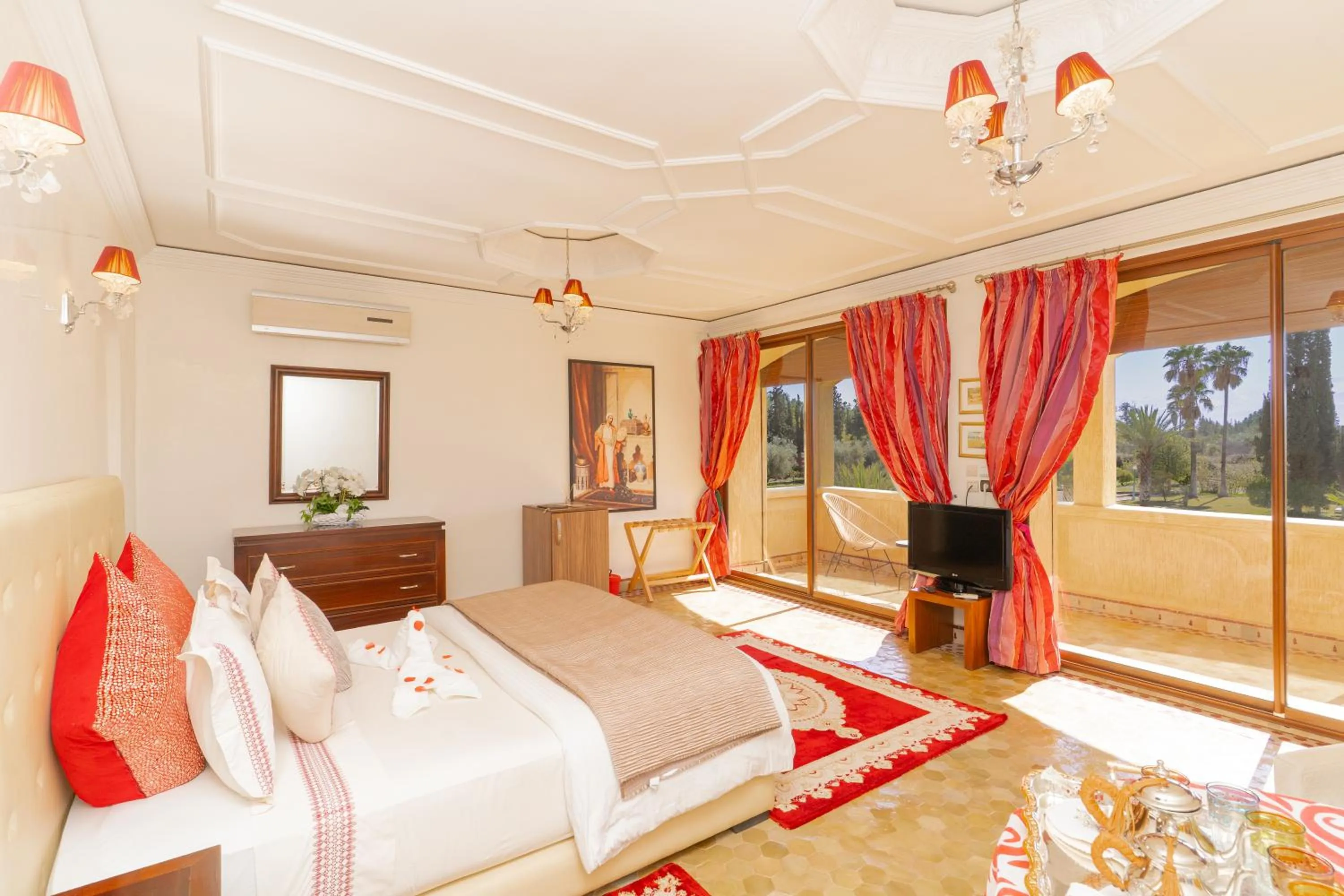 Garden view, Bed in Palais les sources de l'atlas, Padel & spa