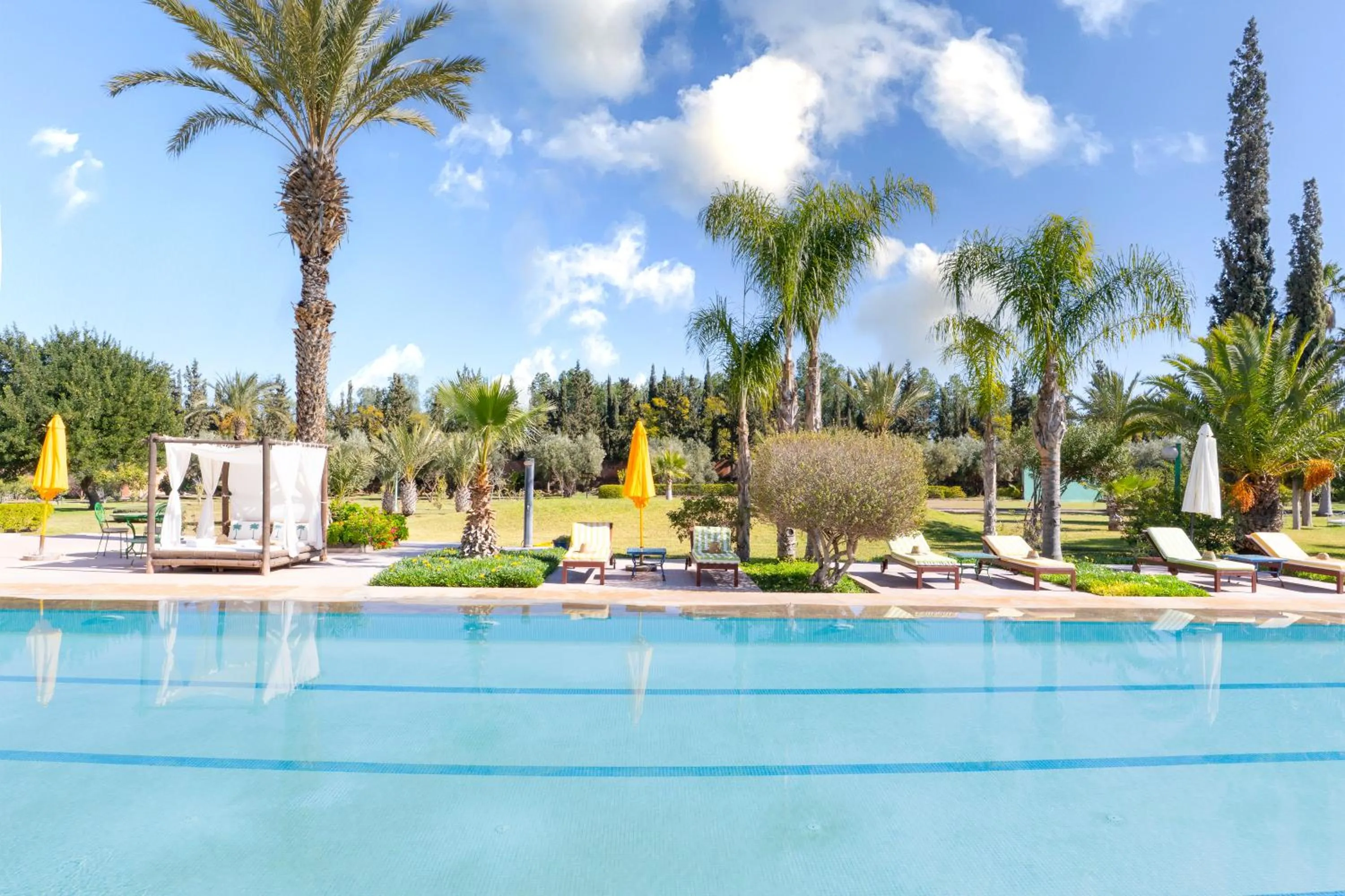 Solarium in Palais les sources de l'atlas, Padel & spa