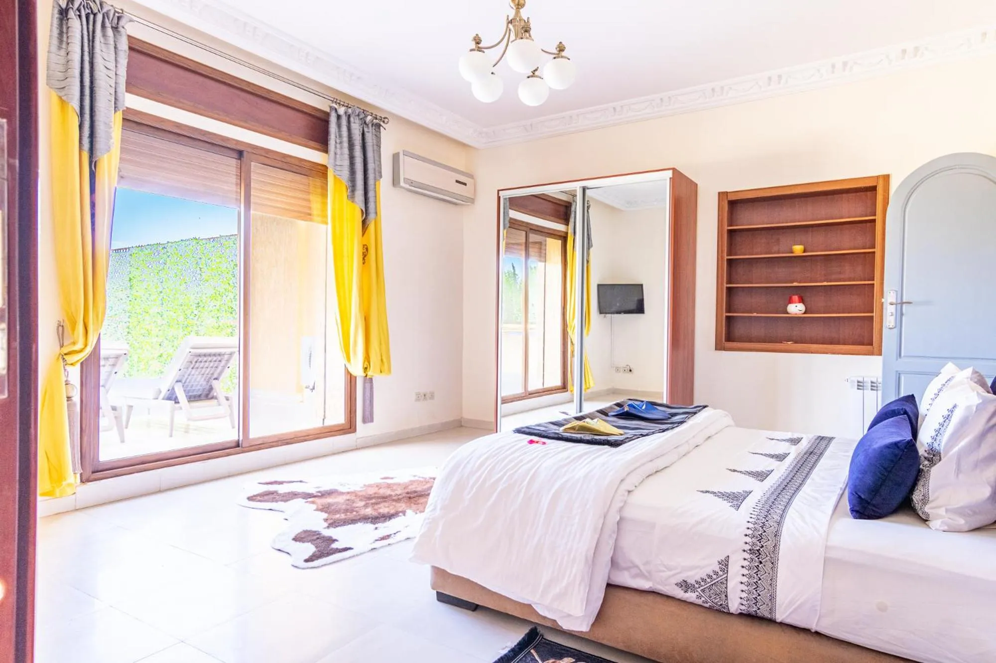 Bed in Palais les sources de l'atlas, Padel & spa