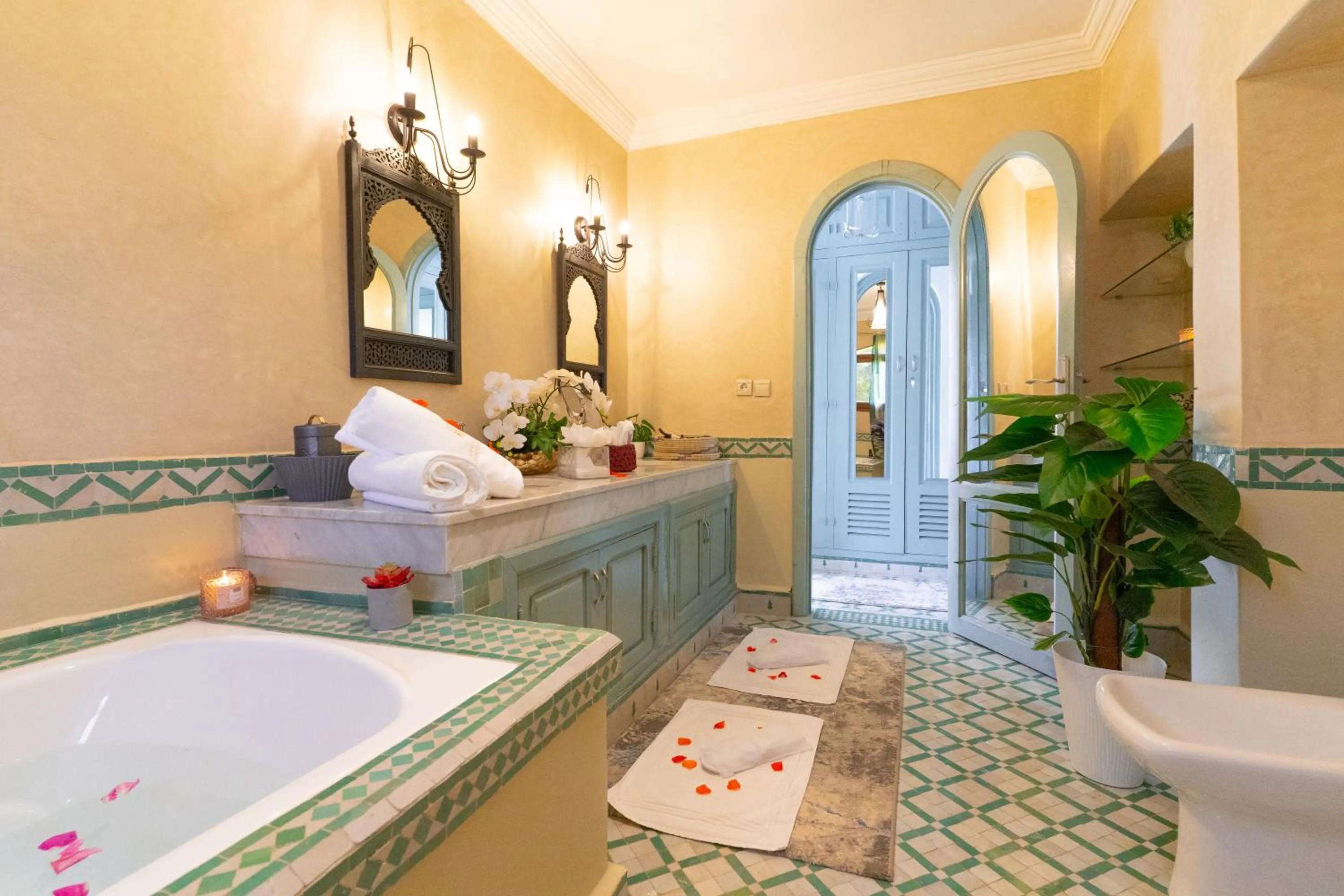 Bathroom in Palais les sources de l'atlas, Padel & spa