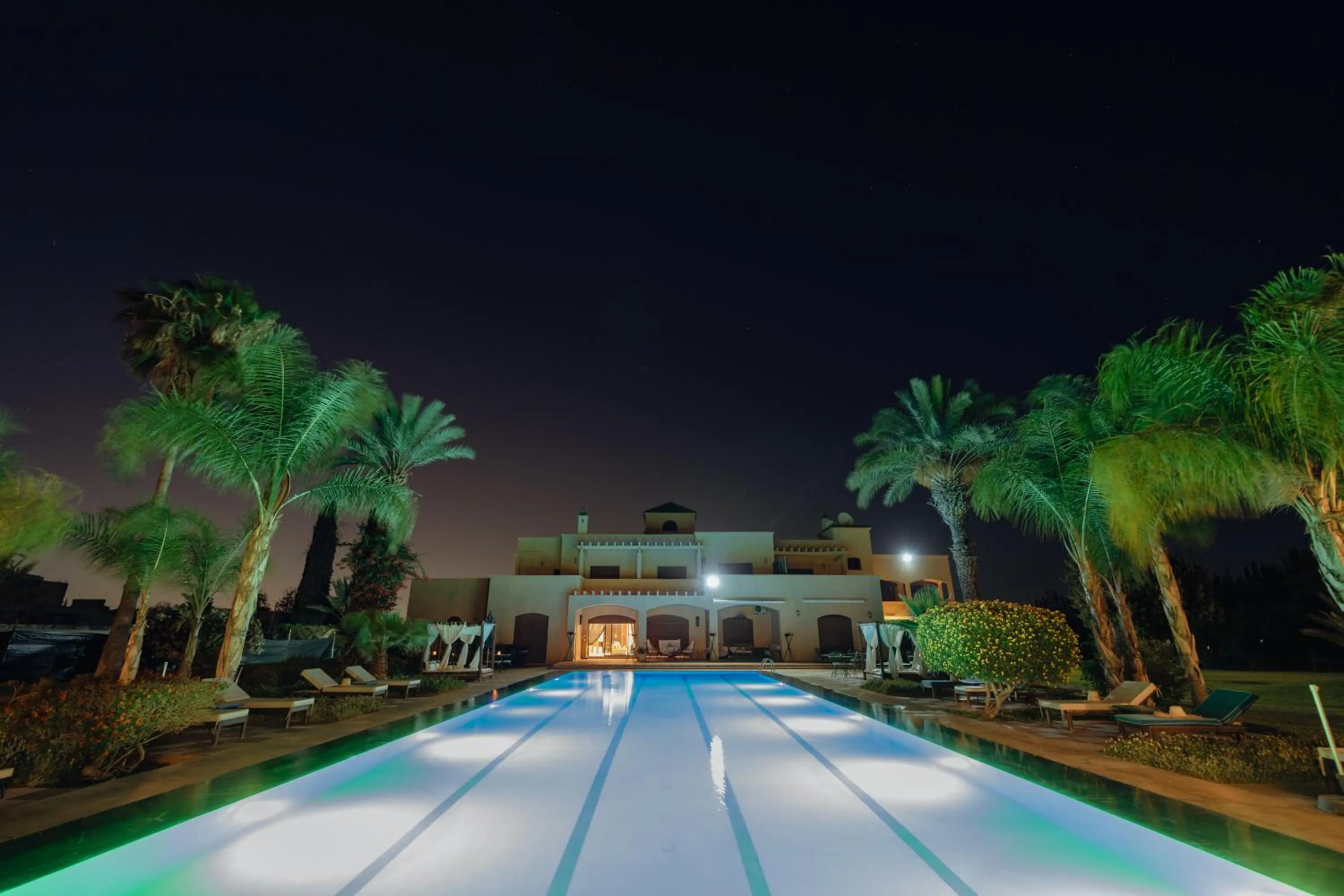 Night in Palais les sources de l'atlas, Padel & spa