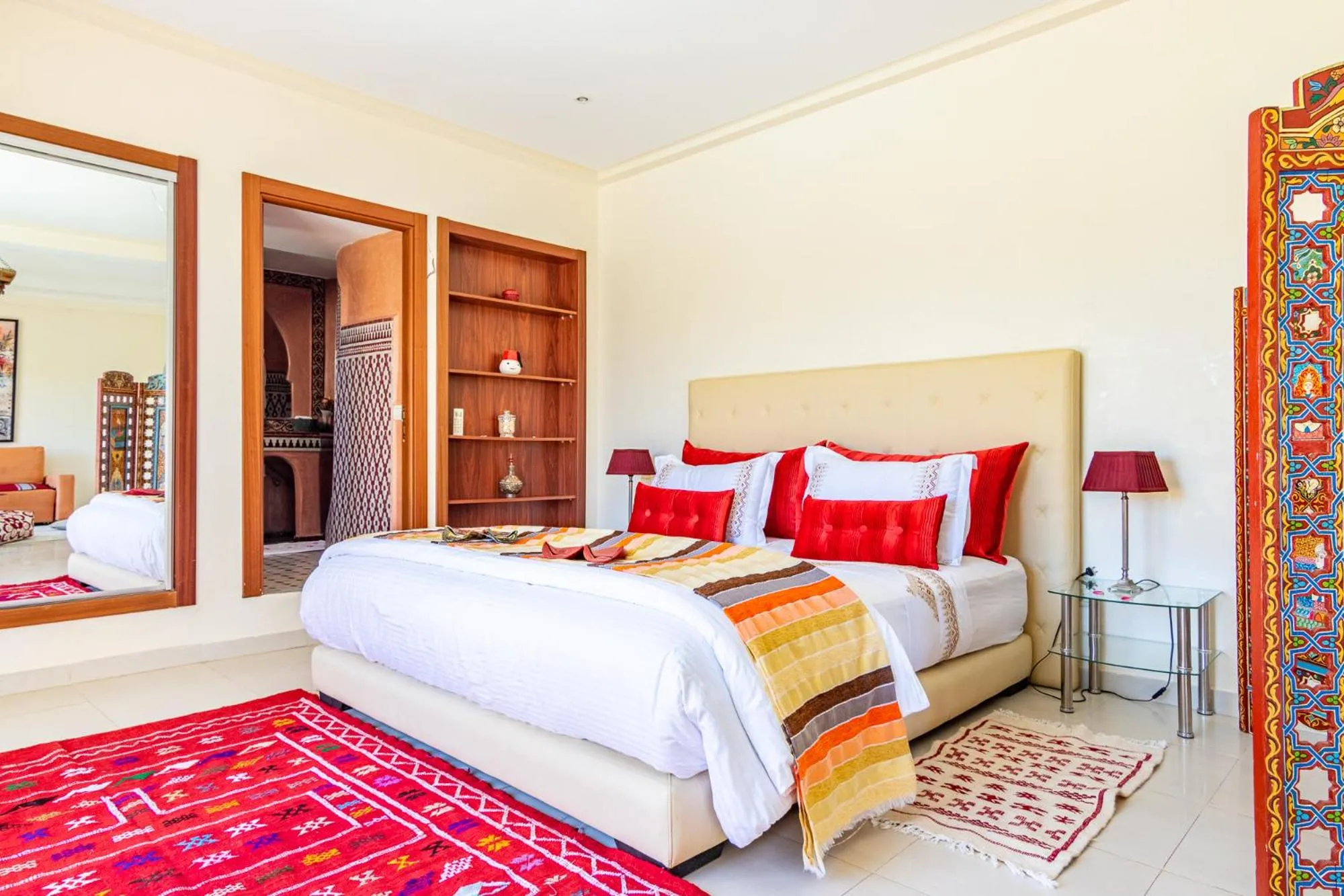 Bedroom, Bed in Palais les sources de l'atlas, Padel & spa