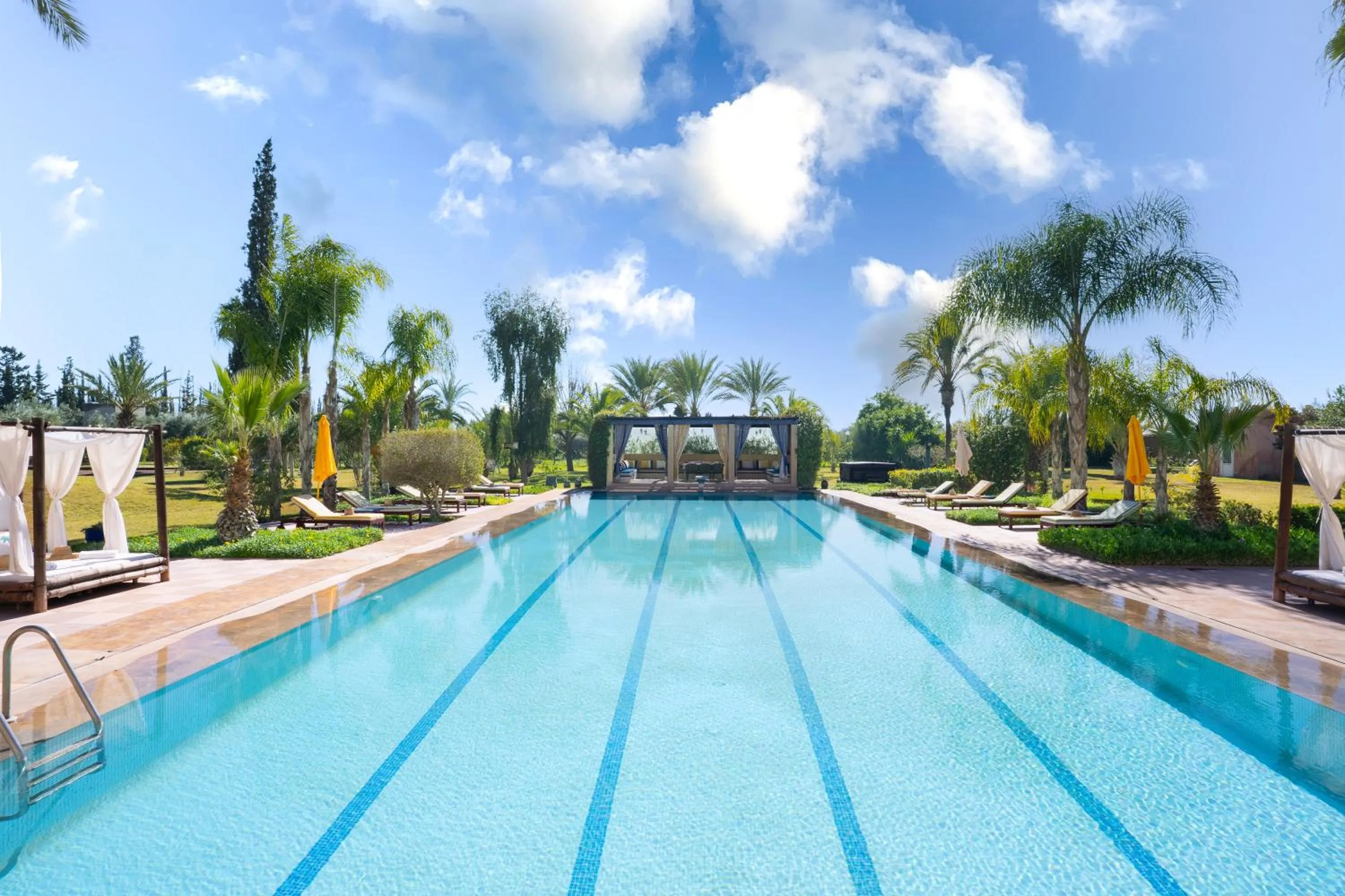 Solarium in Palais les sources de l'atlas, Padel & spa