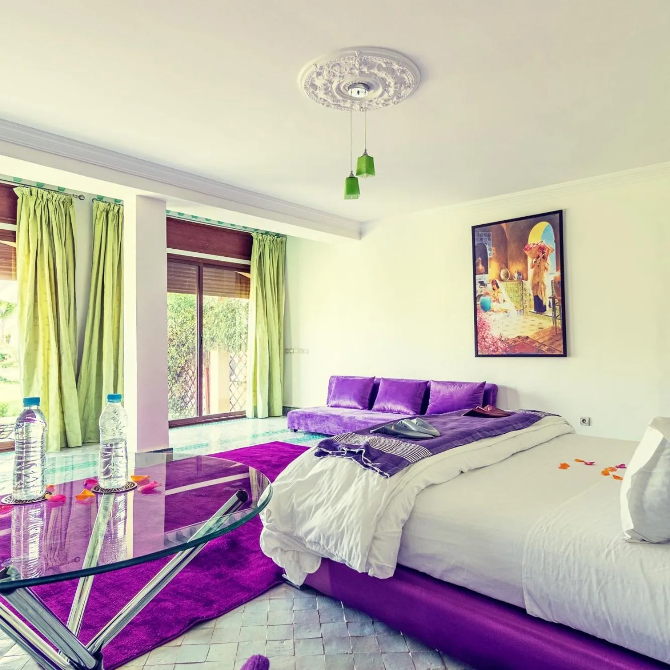 Bedroom, Bed in Palais les sources de l'atlas, Padel & spa