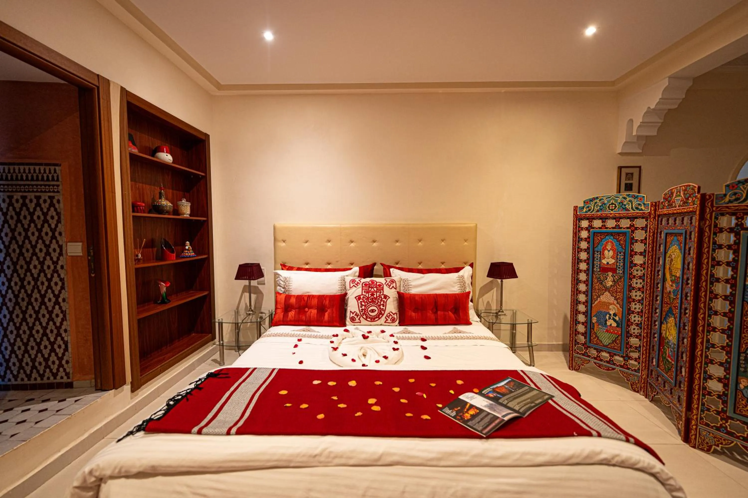 Bed in Palais les sources de l'atlas, Padel & spa