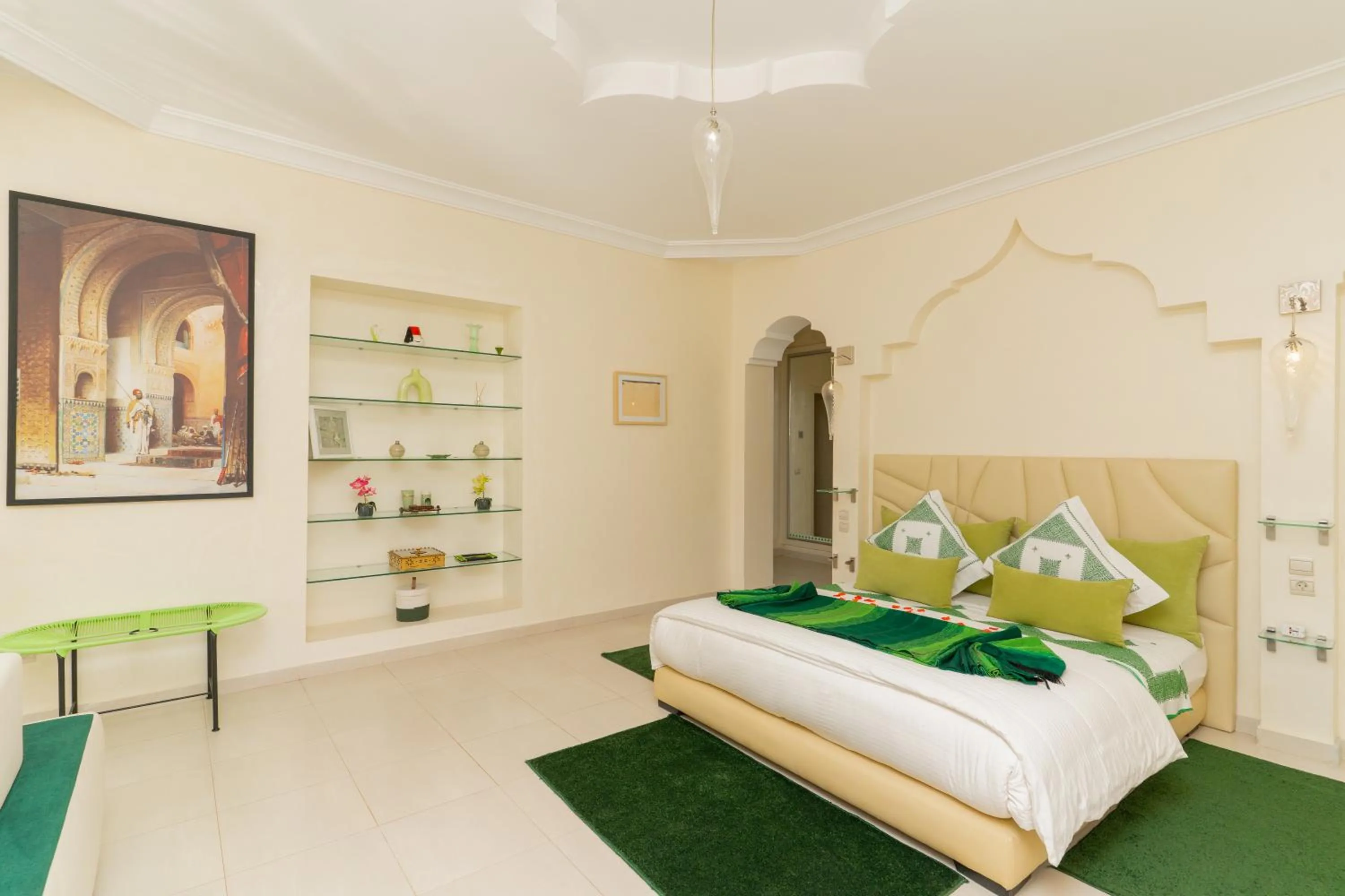 Bedroom, Bed in Palais les sources de l'atlas, Padel & spa