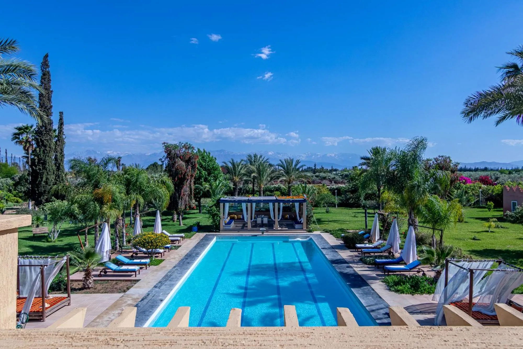 Solarium in Palais les sources de l'atlas, Padel & spa