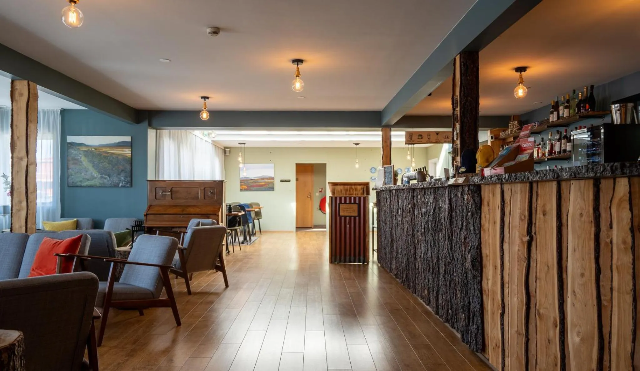 Lobby or reception in Hotel Breiddalsvik