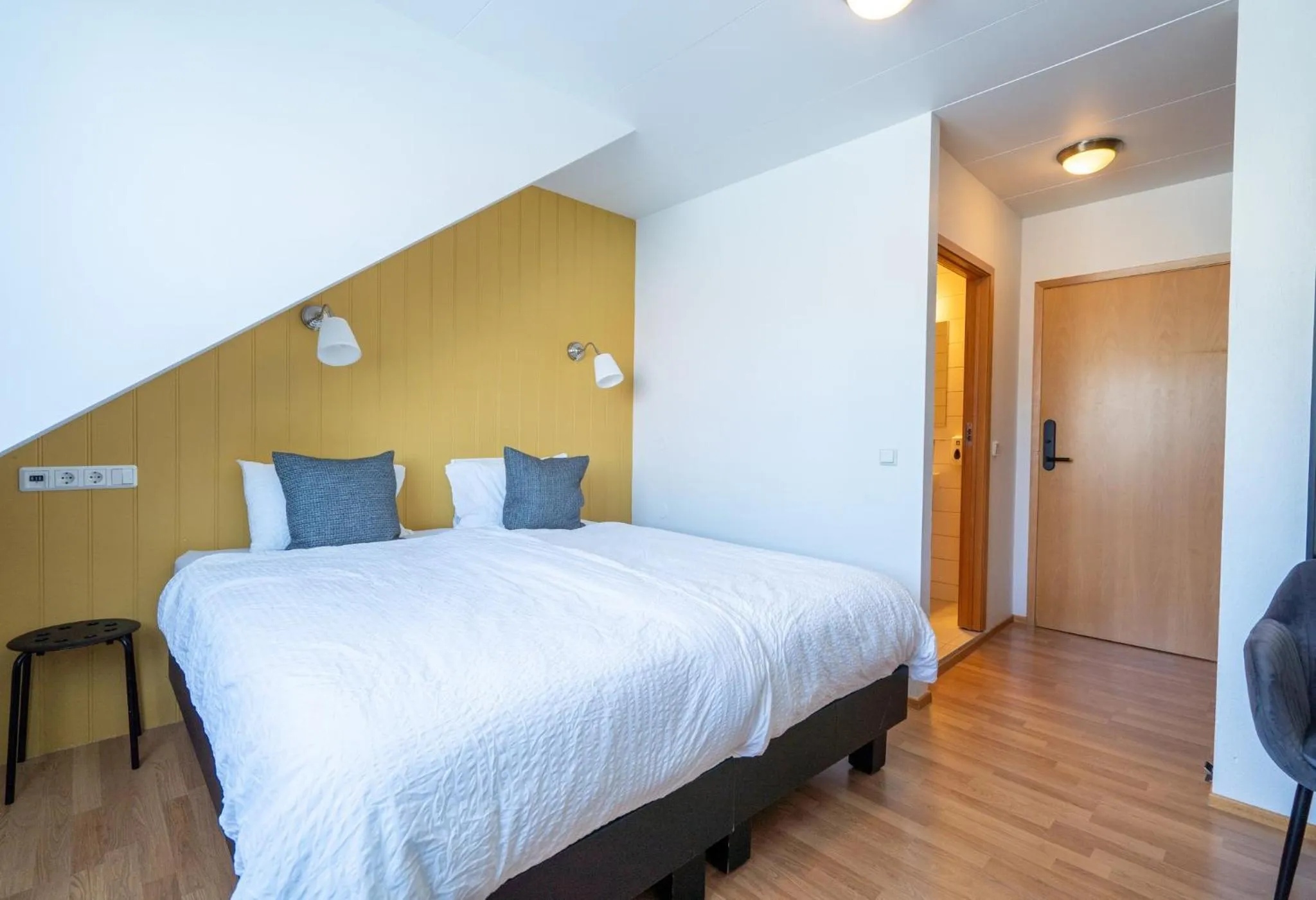 Bedroom, Bed in Hotel Breiddalsvik