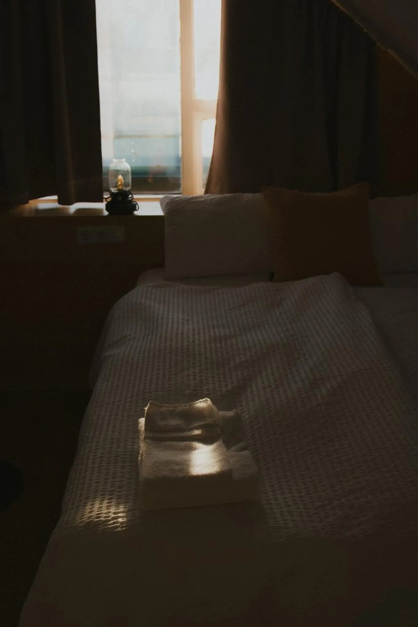 Bedroom, Bed in Hotel Breiddalsvik