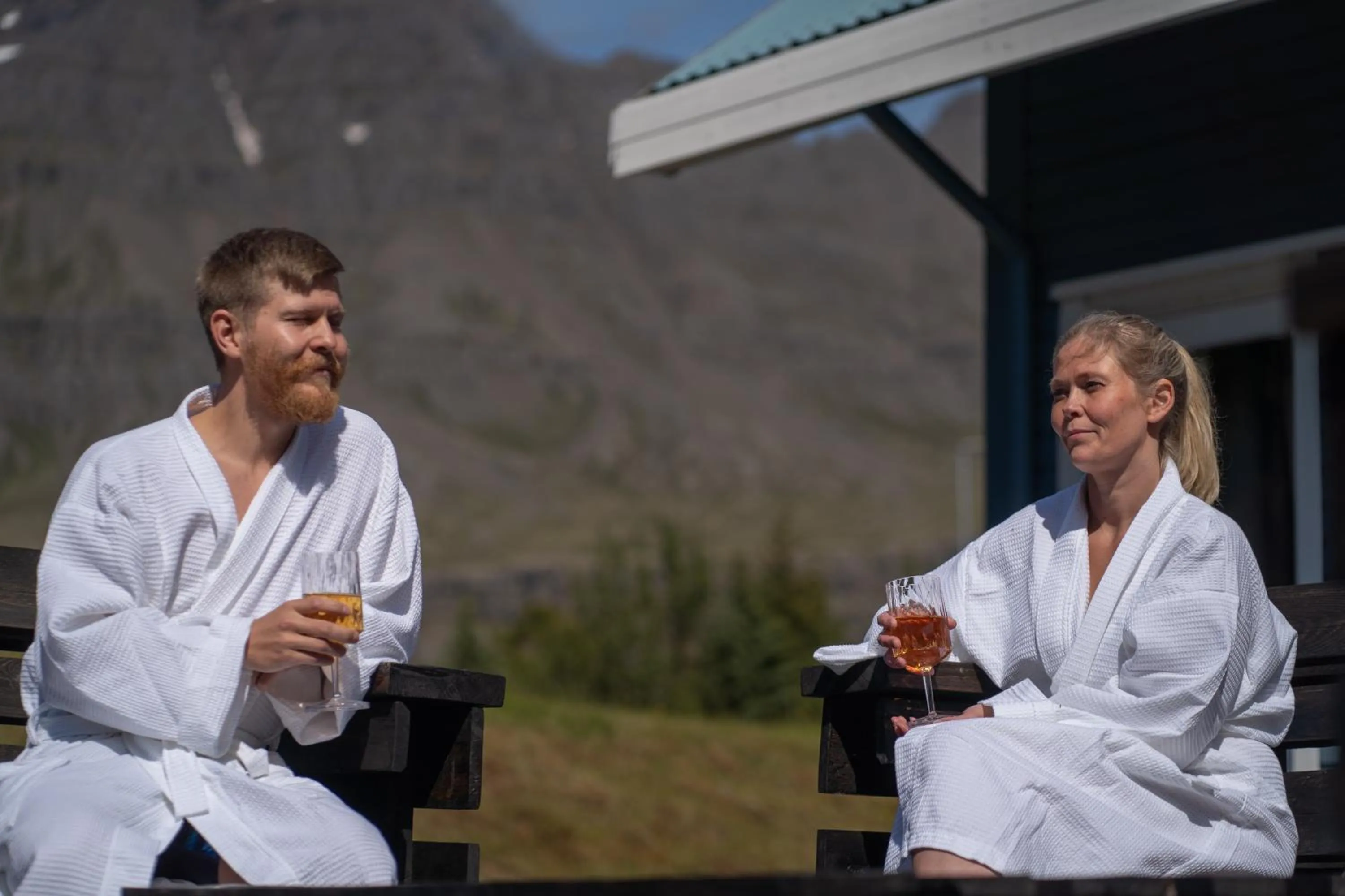 Balcony/Terrace in Hotel Breiddalsvik